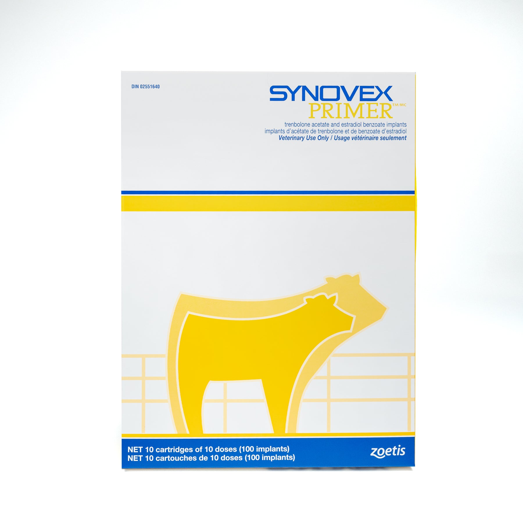 Synovex Primer Implant 50 mg 10 x 10 Implants
