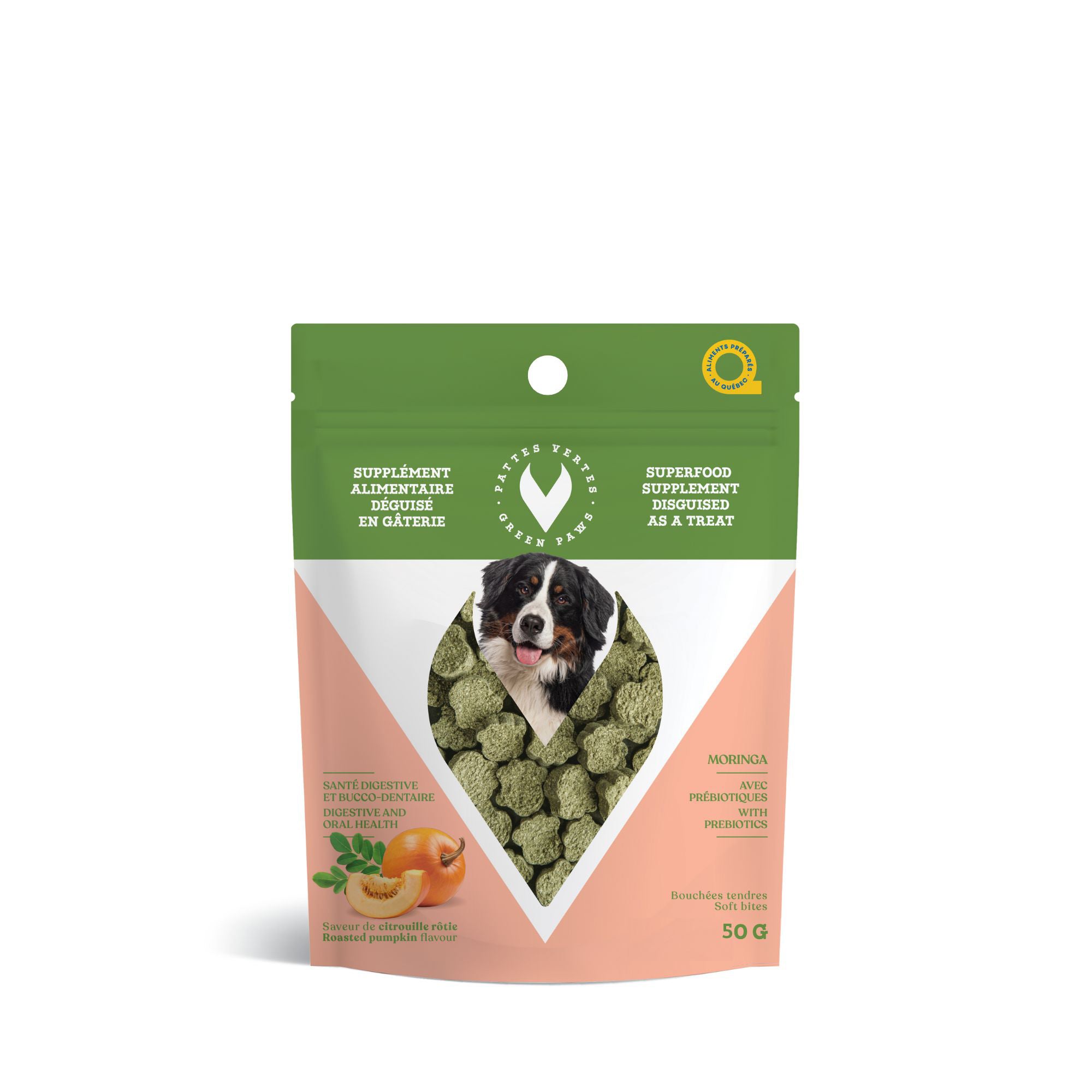 Supplement disguised as treats prebiotics for dogs Roasted pumpkin 50 g