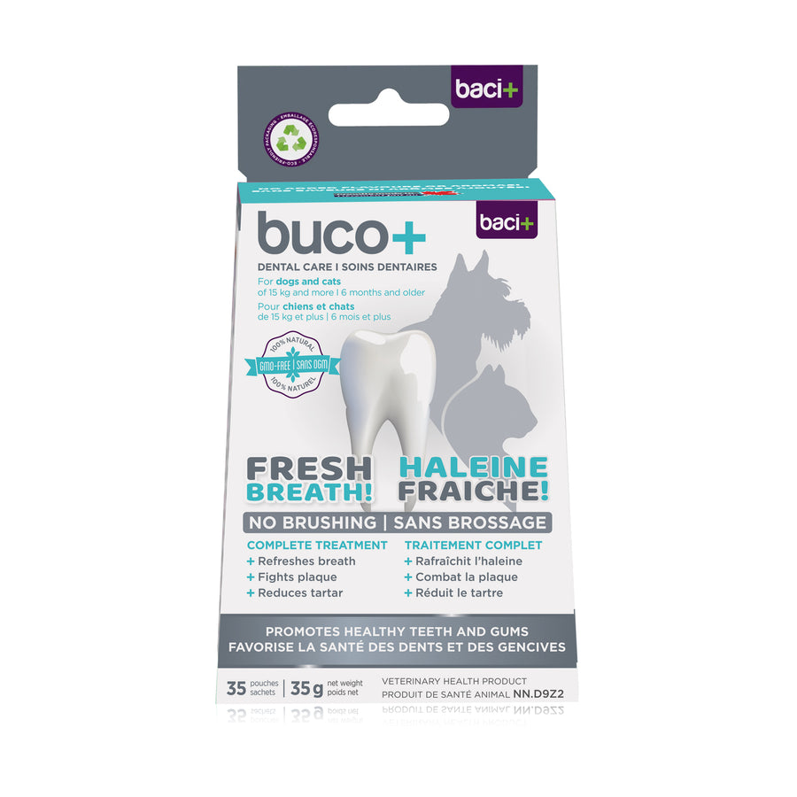 Buco+ powder for cats and dogs over 15 kg Flavourless 35 x 1 g