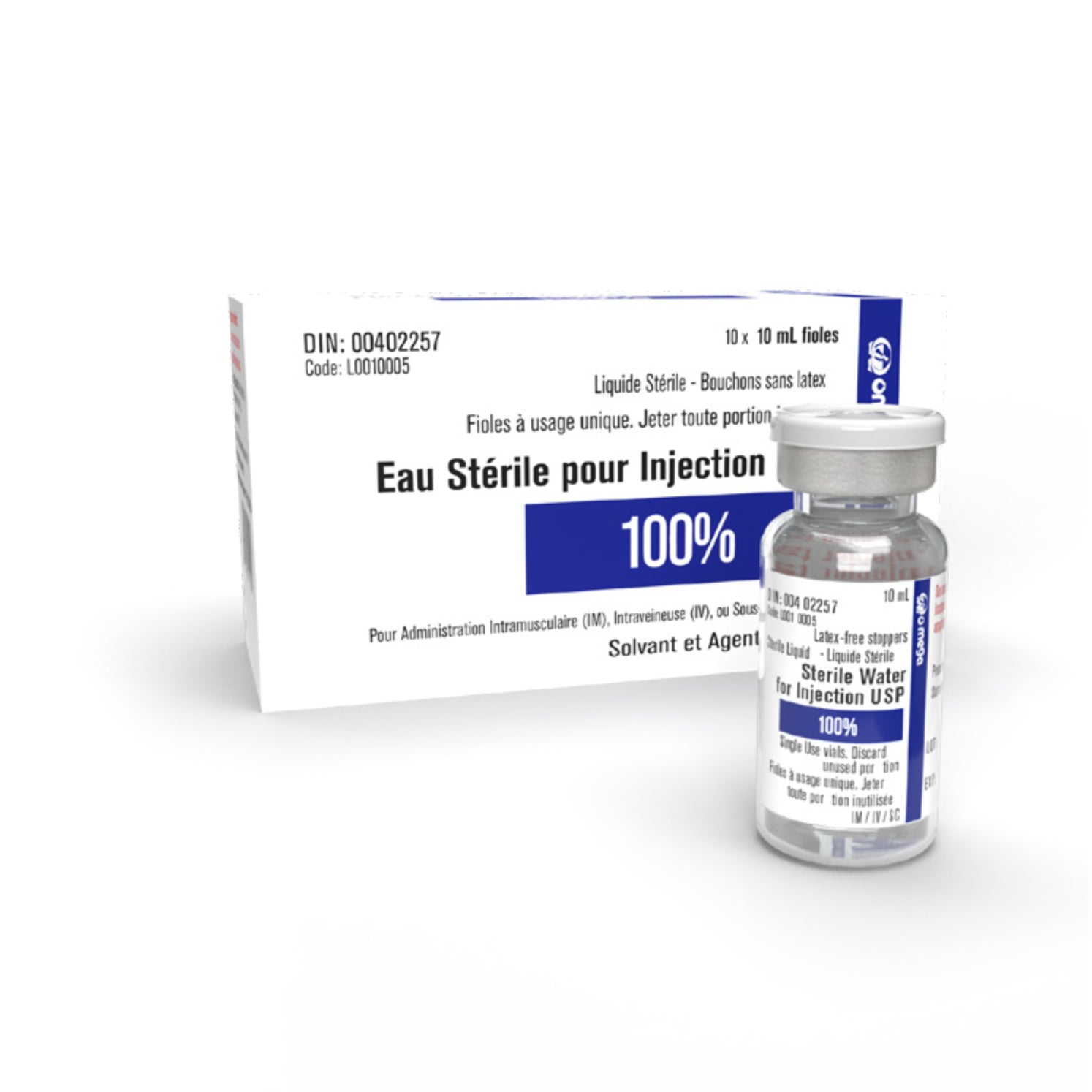 Sterile water for injection USP 100 % 10 ml