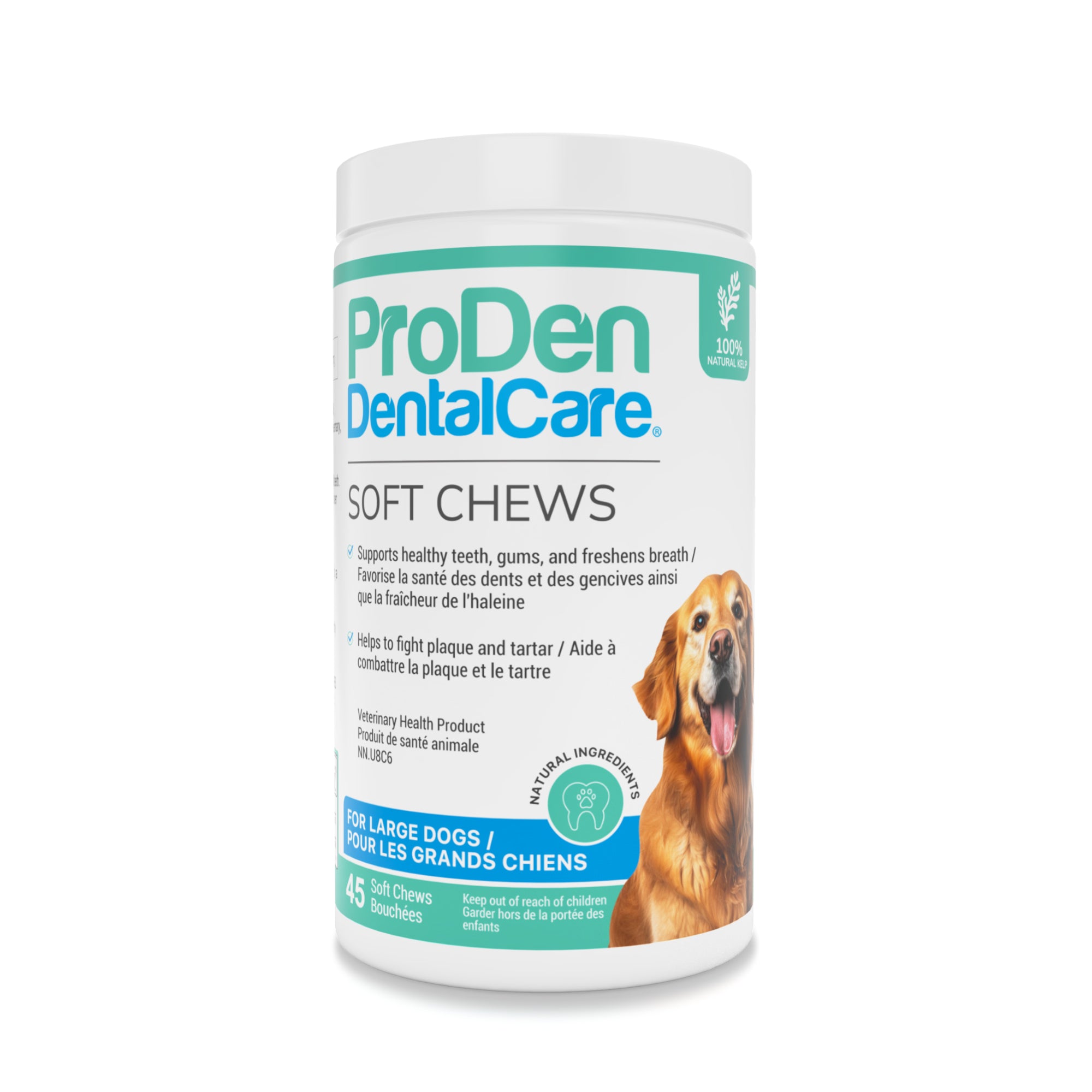 ProDen DentalCare soft chews for large dogs Natural flavouring 45 Chews