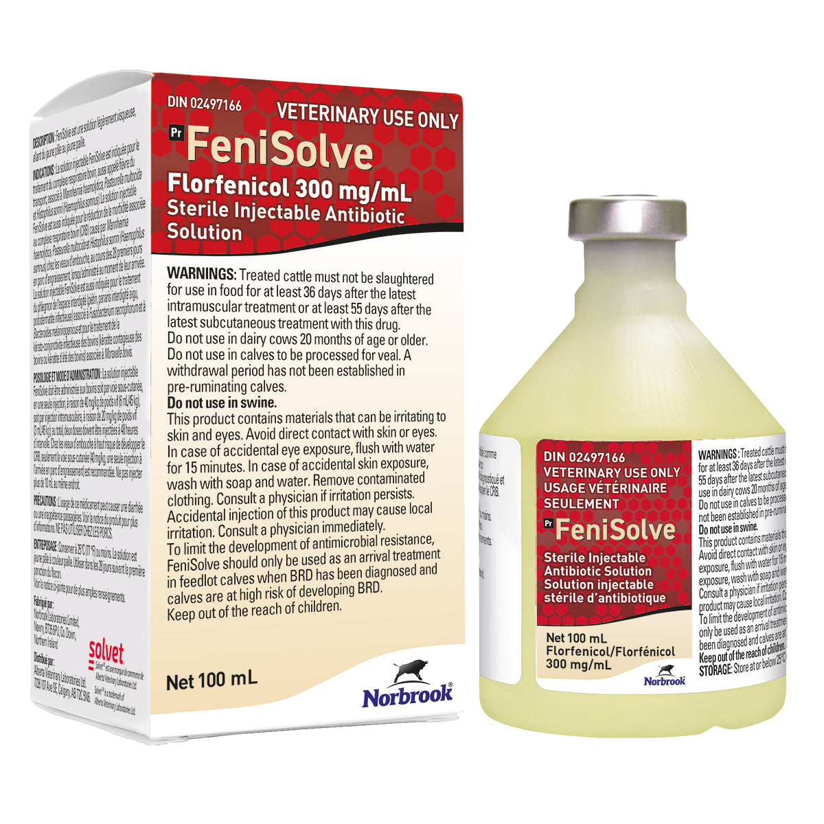 Fenisolve (florfenicol) injection 300 mg/ml 100 ml