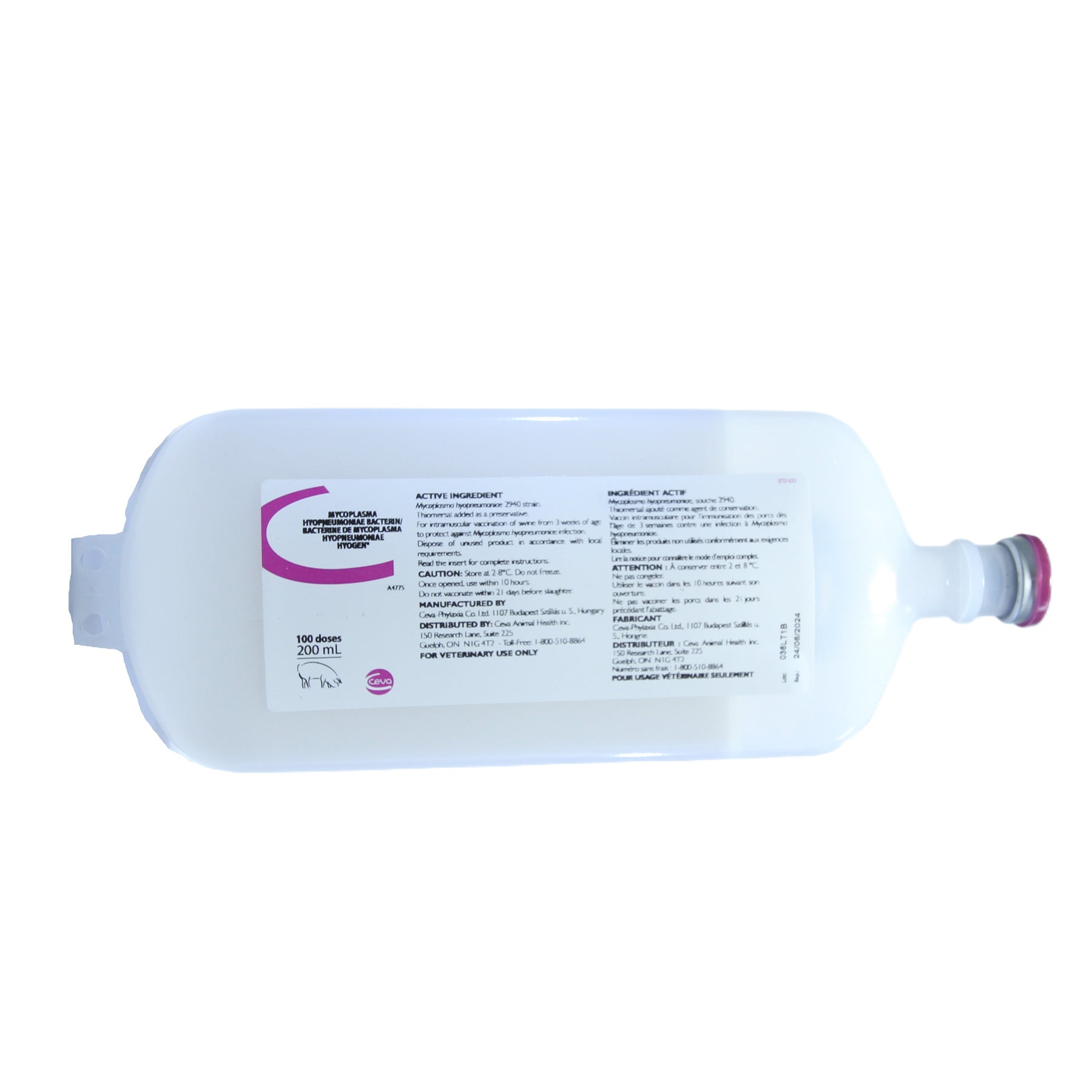 Hyogen for swine 2 ml/Dose 200 ml