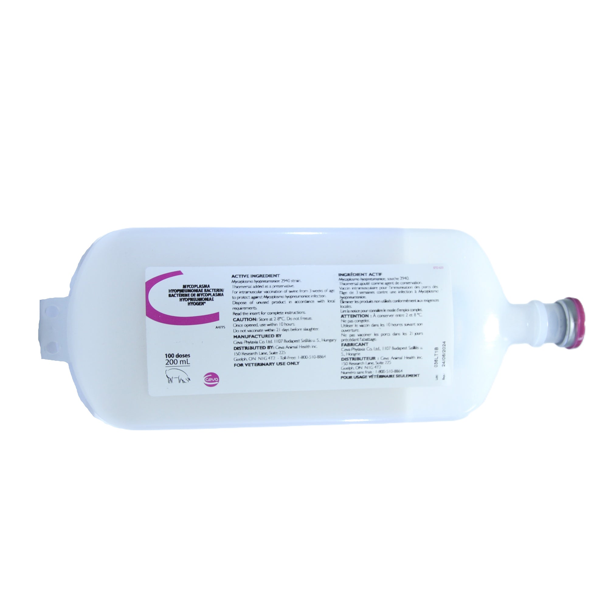 Hyogen for swine 2 ml/Dose 200 ml