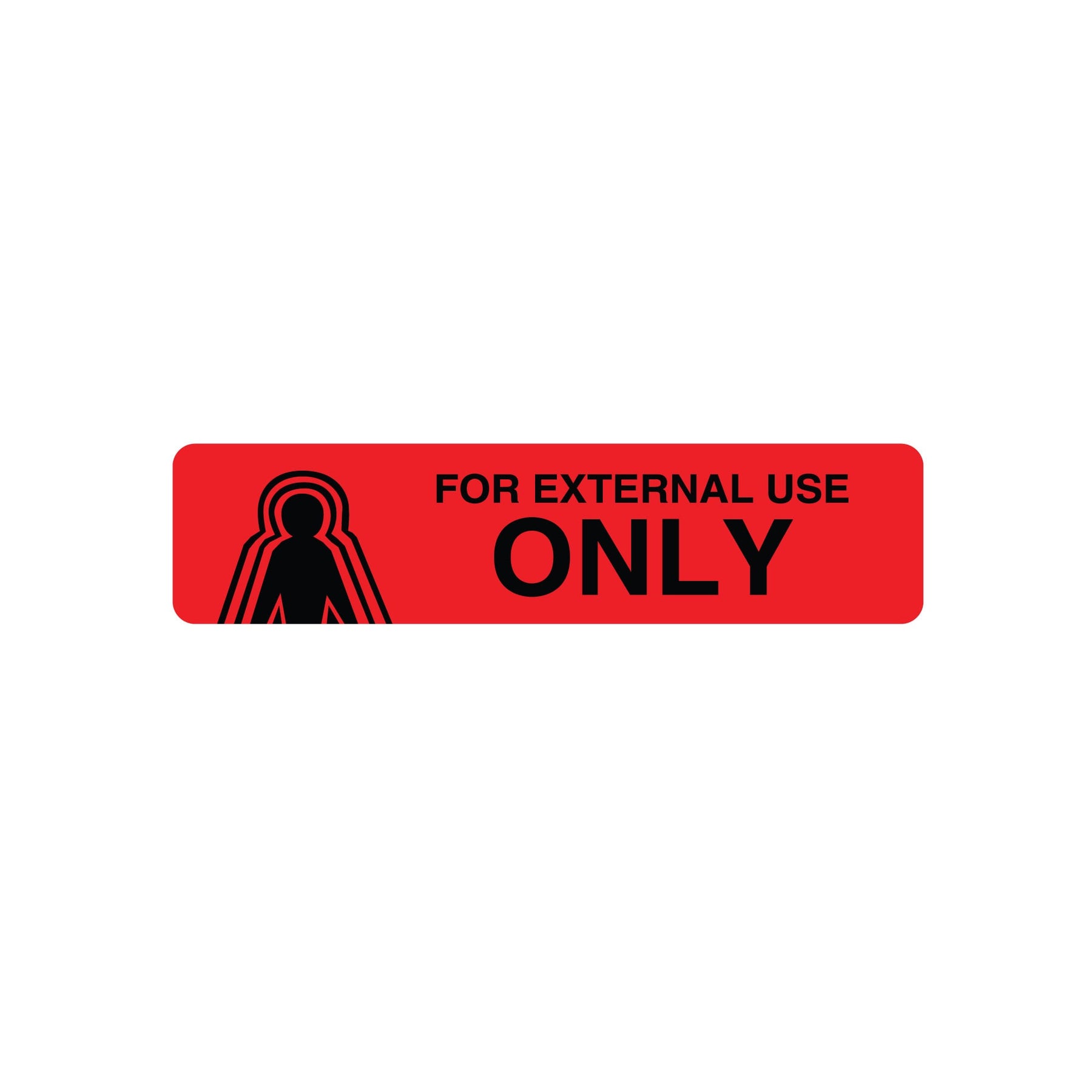 English labels For External Use Only 2 x 500 /Pack