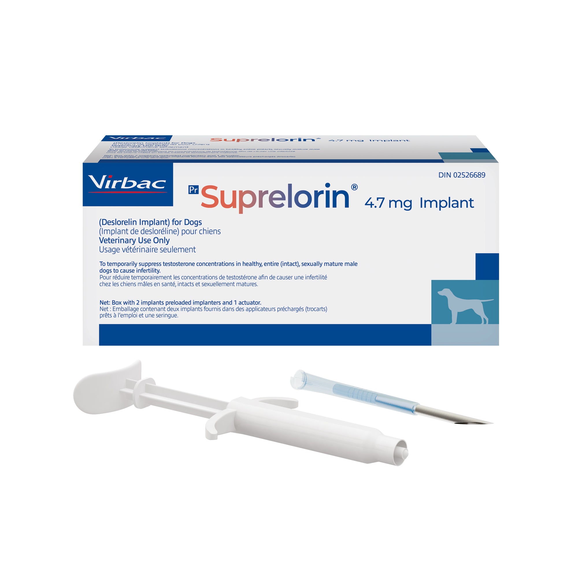 Suprelorin implant for dogs 4.7 mg 2 /Pack