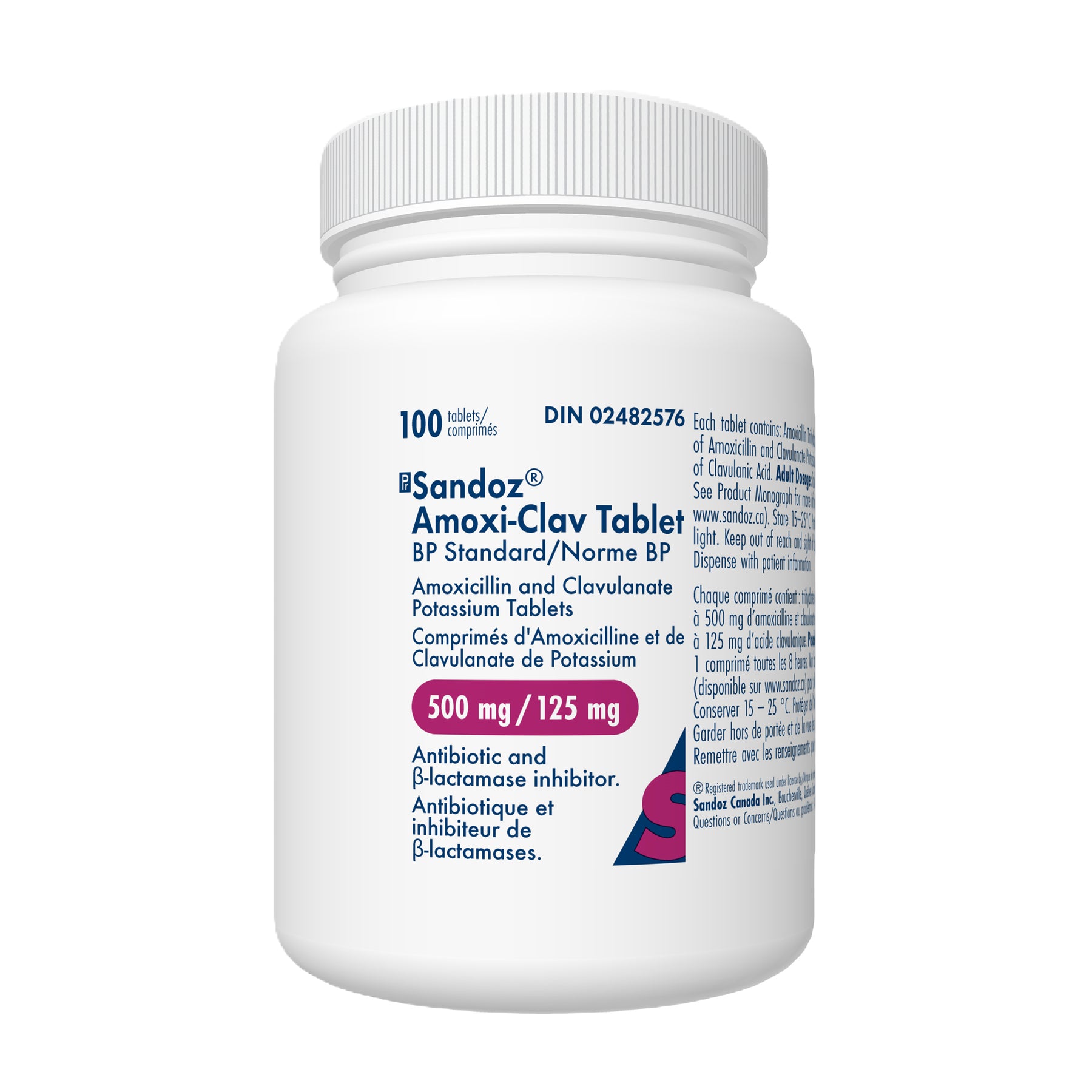 Amoxi-Clav tablet 500/125 mg 100 Tab