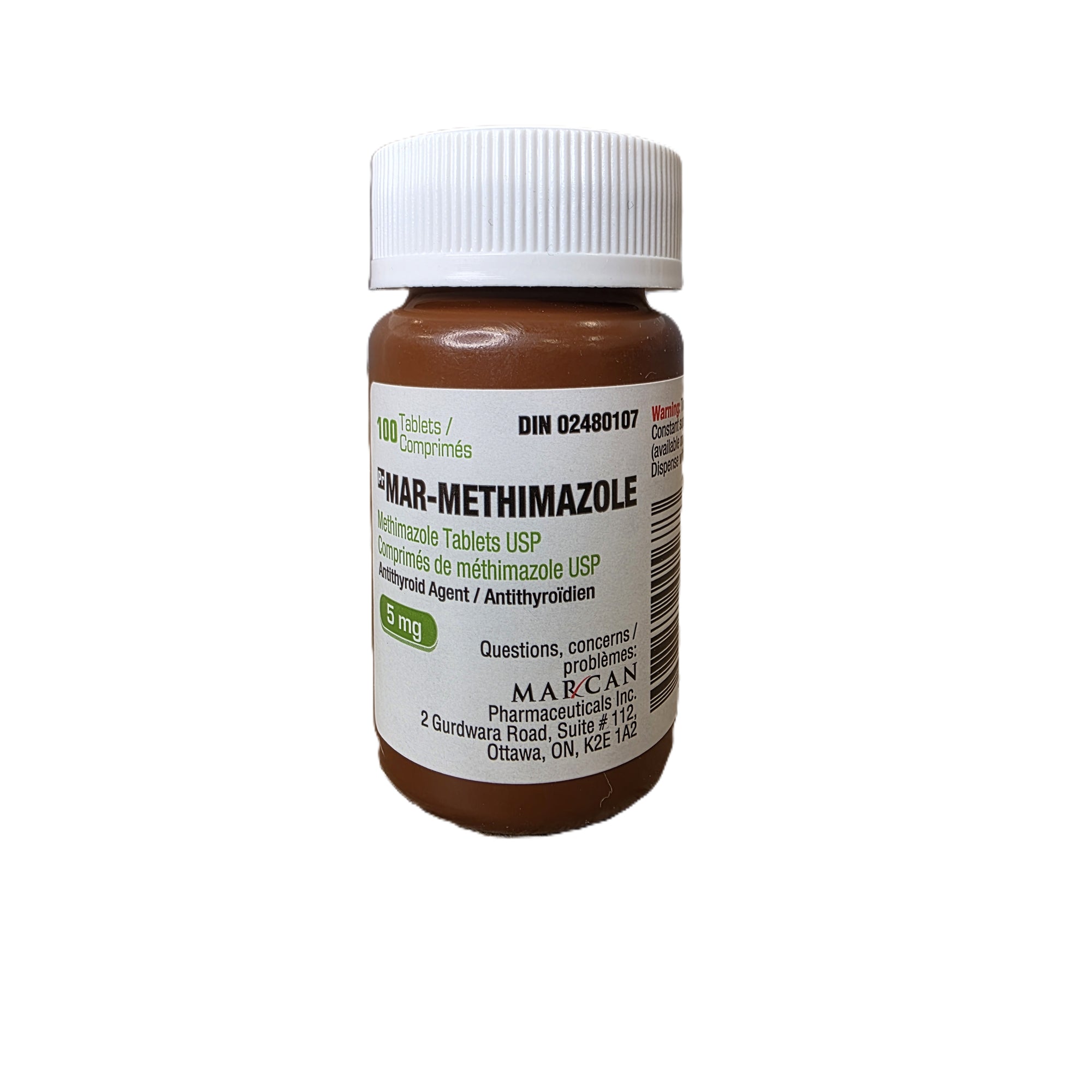 MAR-Methimazole tablet 5 mg 100 Tab