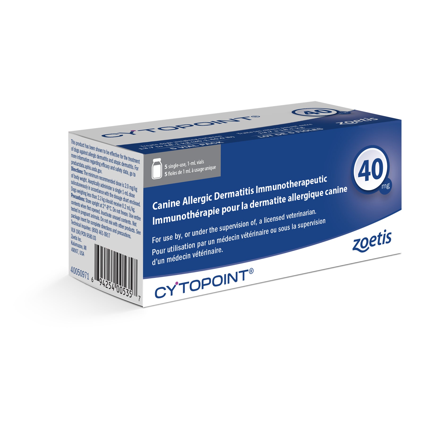 Cytopoint injection 40 mg 5 x 1 ml