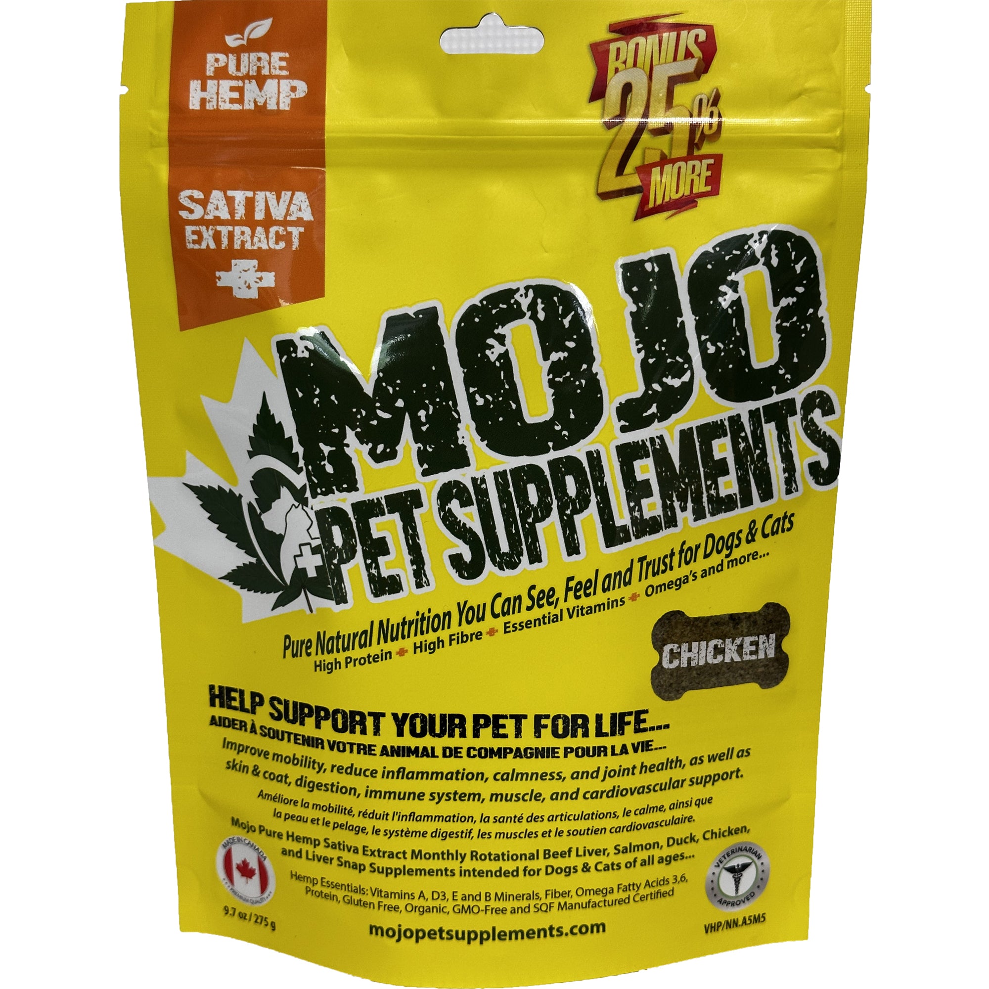 Hemp supplement for cats and dogs Chicken 192 g