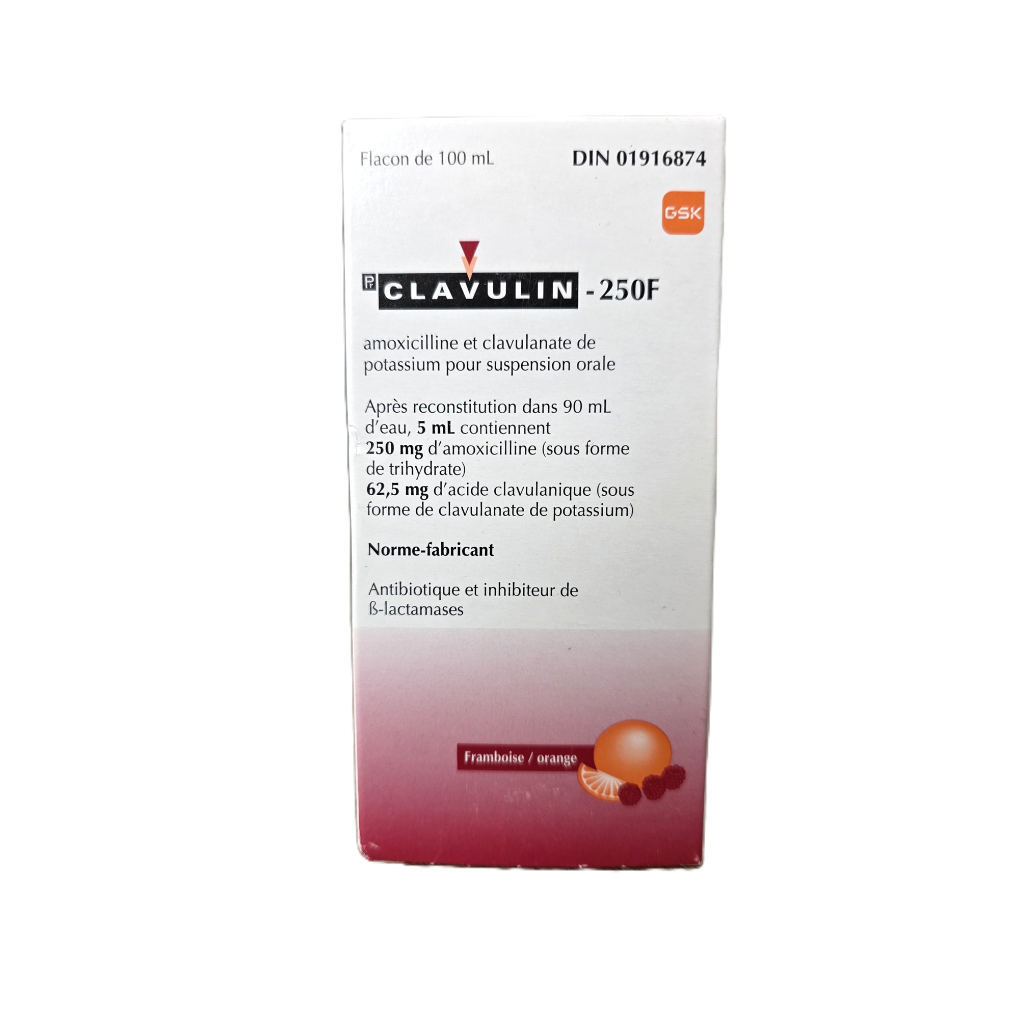 Clavulin oral suspension 25/12.5 mg/ml 100 ml