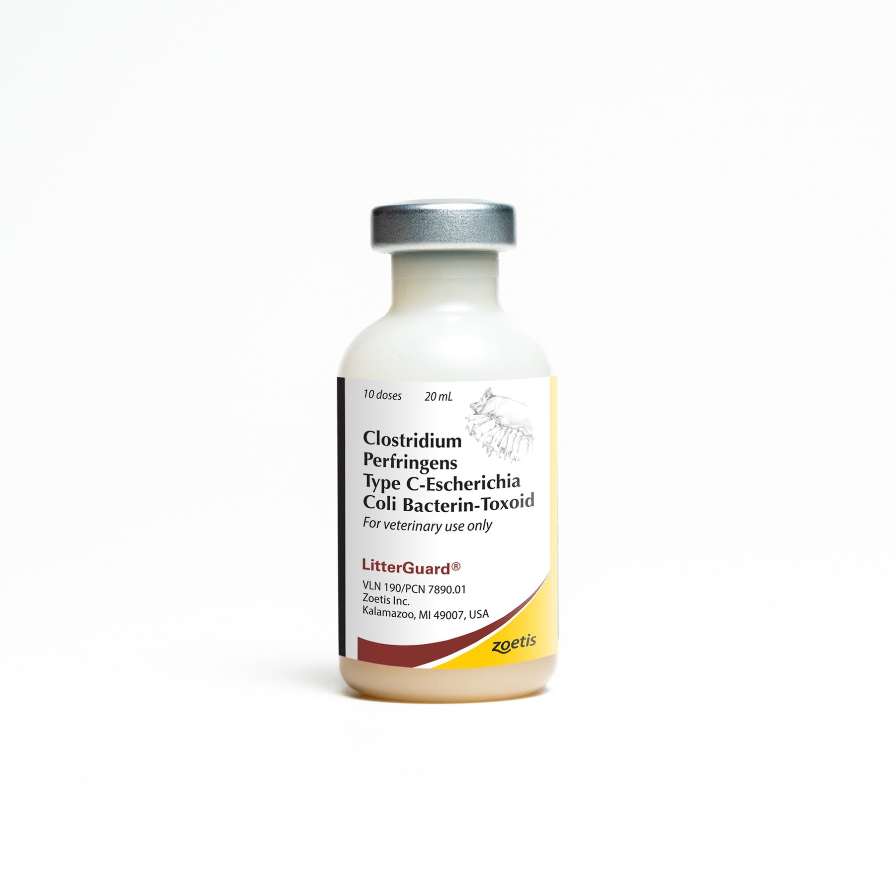 LitterGuard injection for swine 2 ml/Dose 20 ml