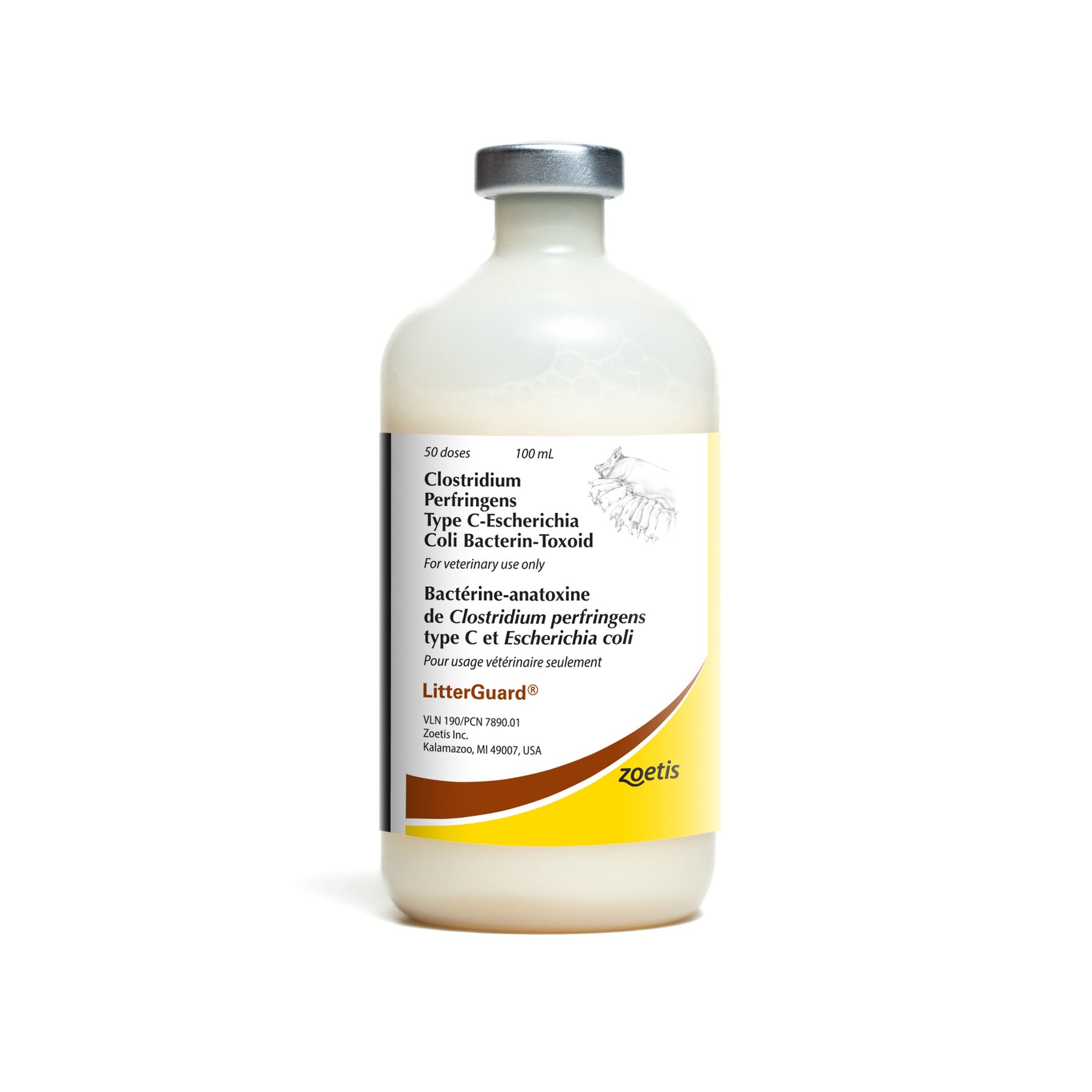 LitterGuard injection for swine 2 ml/Dose 100 ml