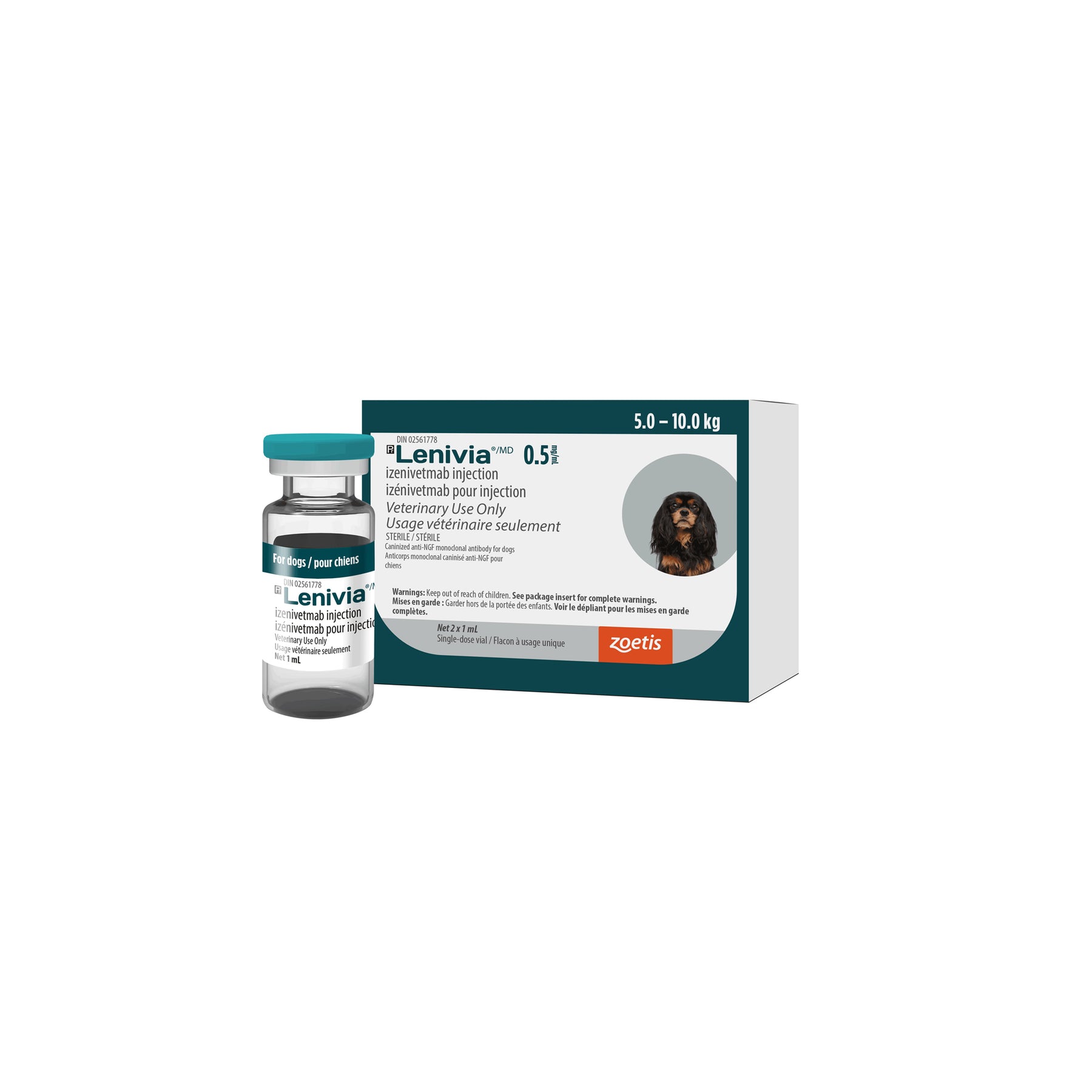 Lenivia injection for dogs 0.5 mg/ml 2 x 1 ml