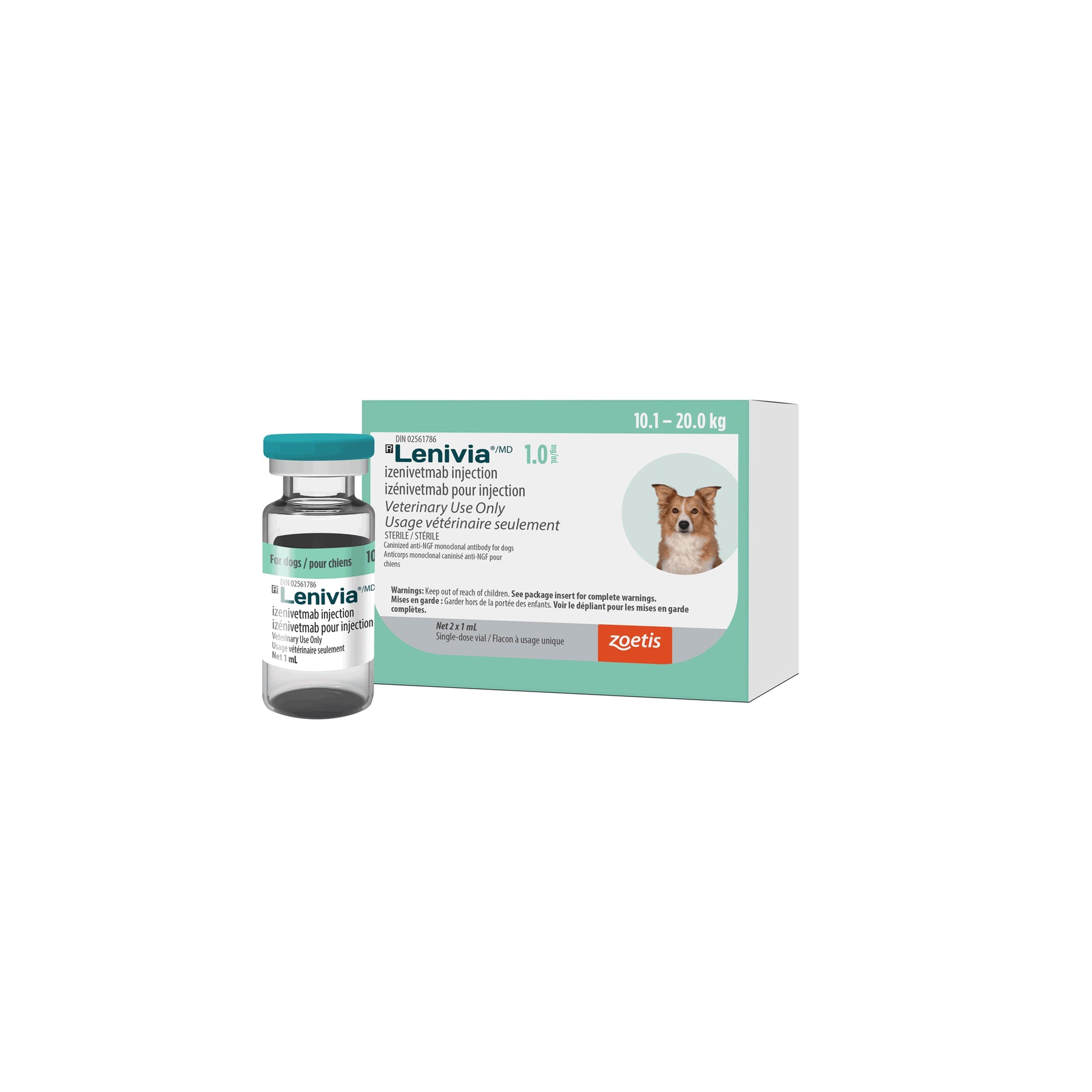 Lenivia injection for dogs 1 mg/ml 2 x 1 ml
