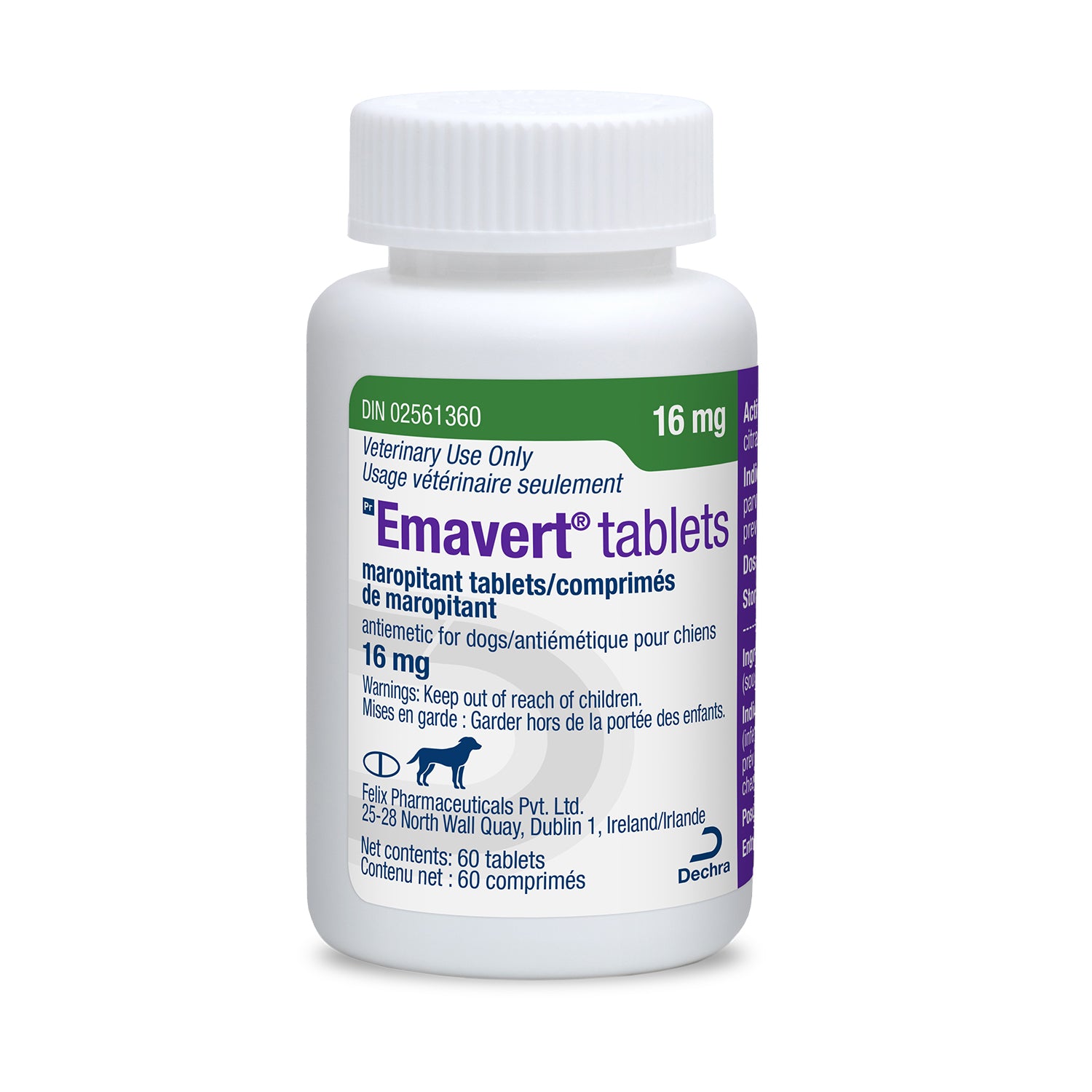 Emavert tablets for dogs 16 mg 60 Tab