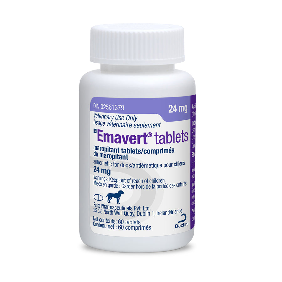 Emavert tablets for dogs 24 mg 60 Tab