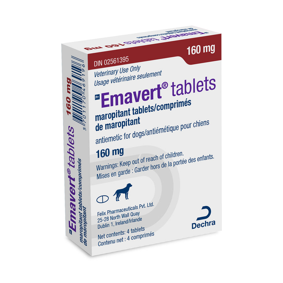 Emavert tablets for dogs 160 mg 4 Tab