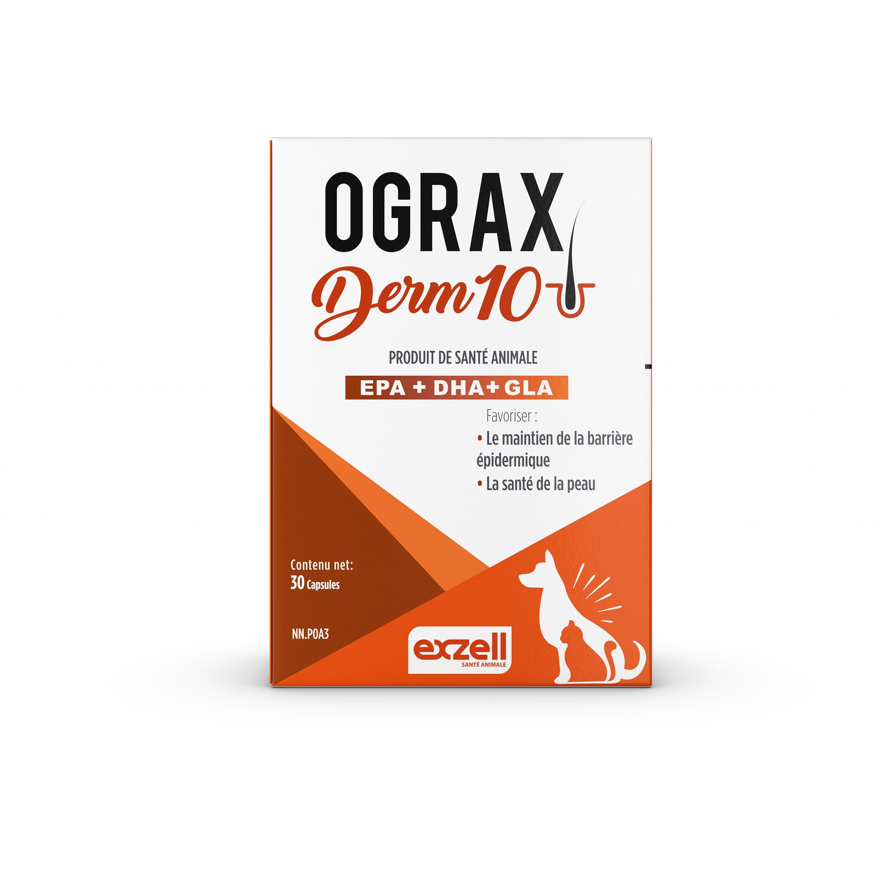 Ograx Derm for cats and dogs 30 Cap 36.2 /634 mg