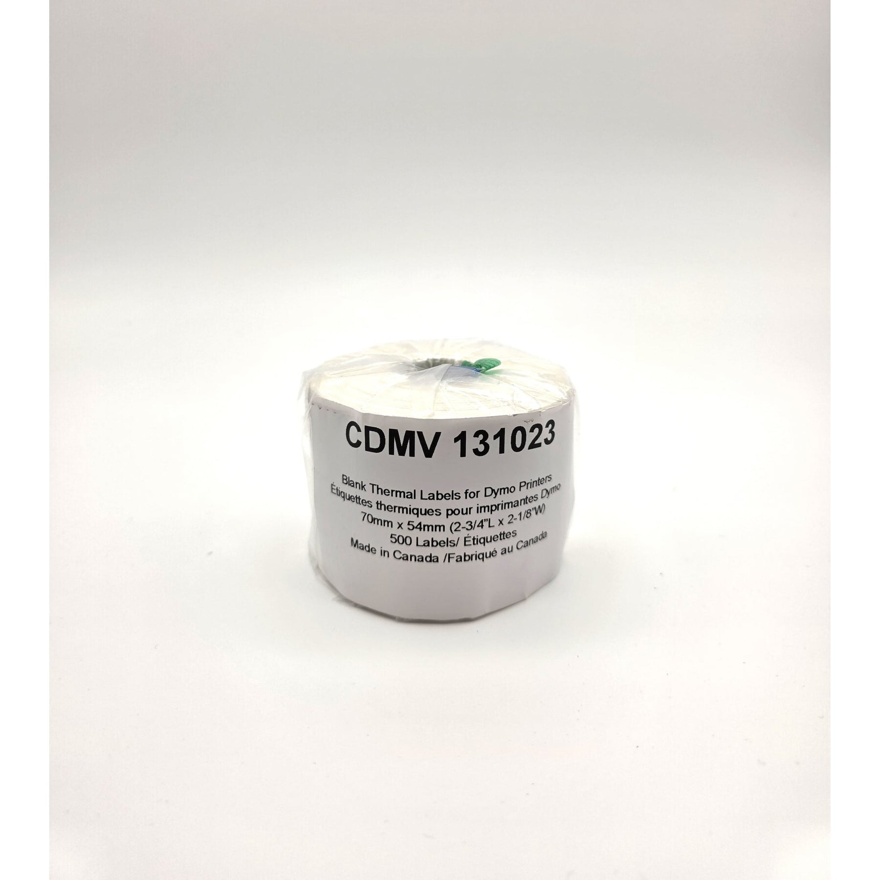 Thermal label blank for Dymo printer