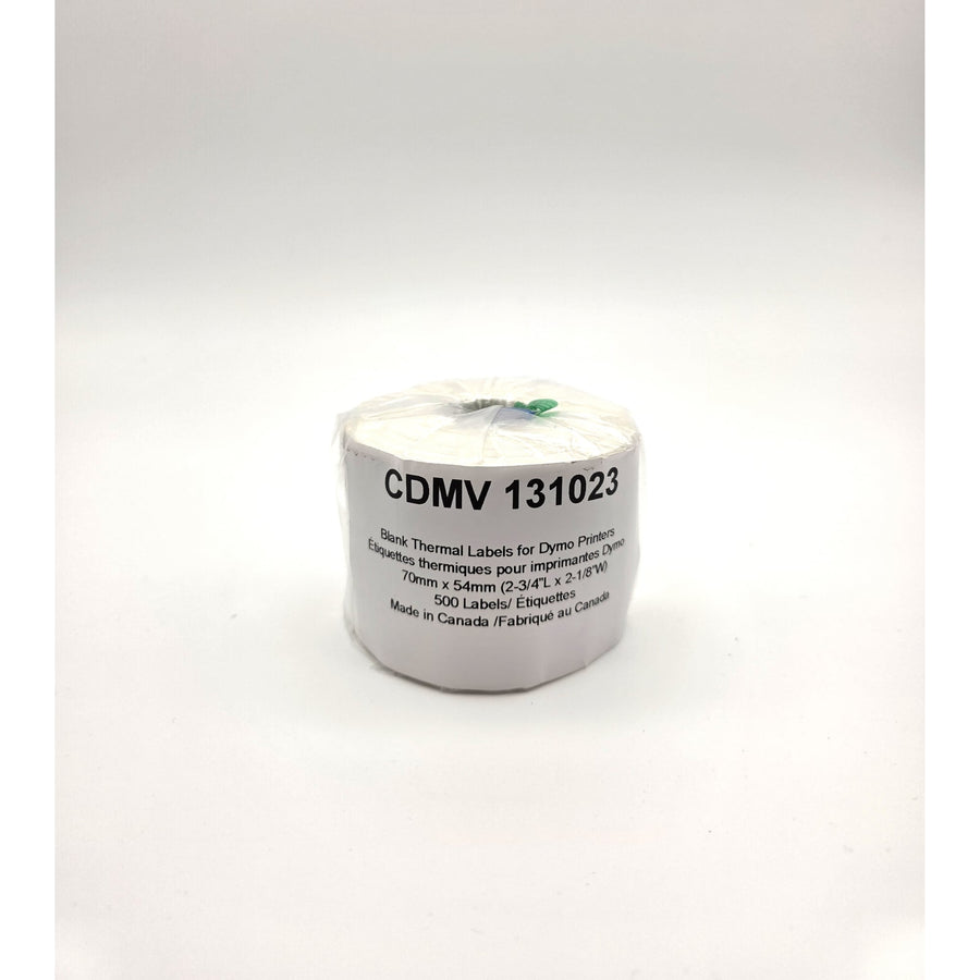 Thermal label blank for Dymo printer