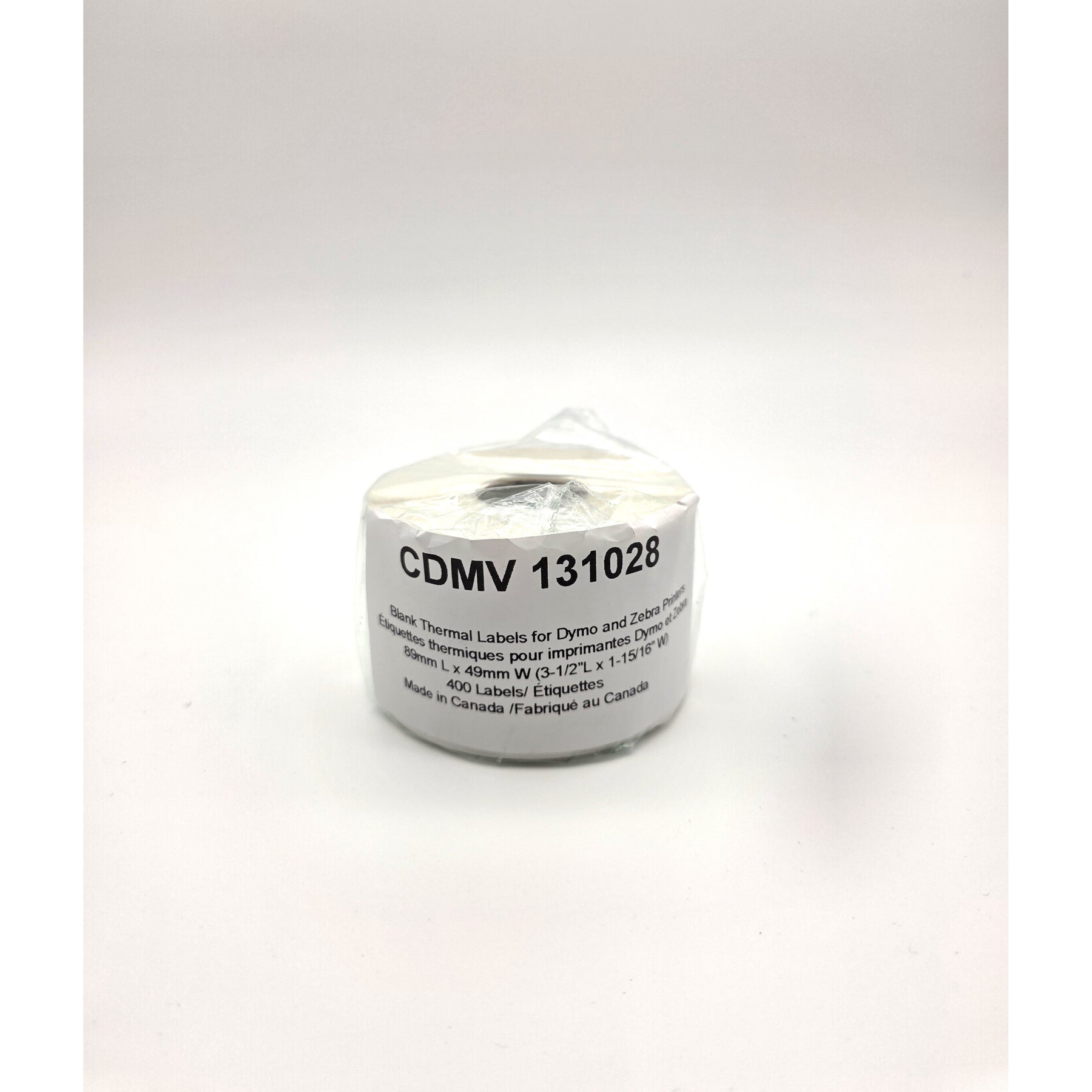 Thermal label for prescription vials for Zebra and Dymo printers