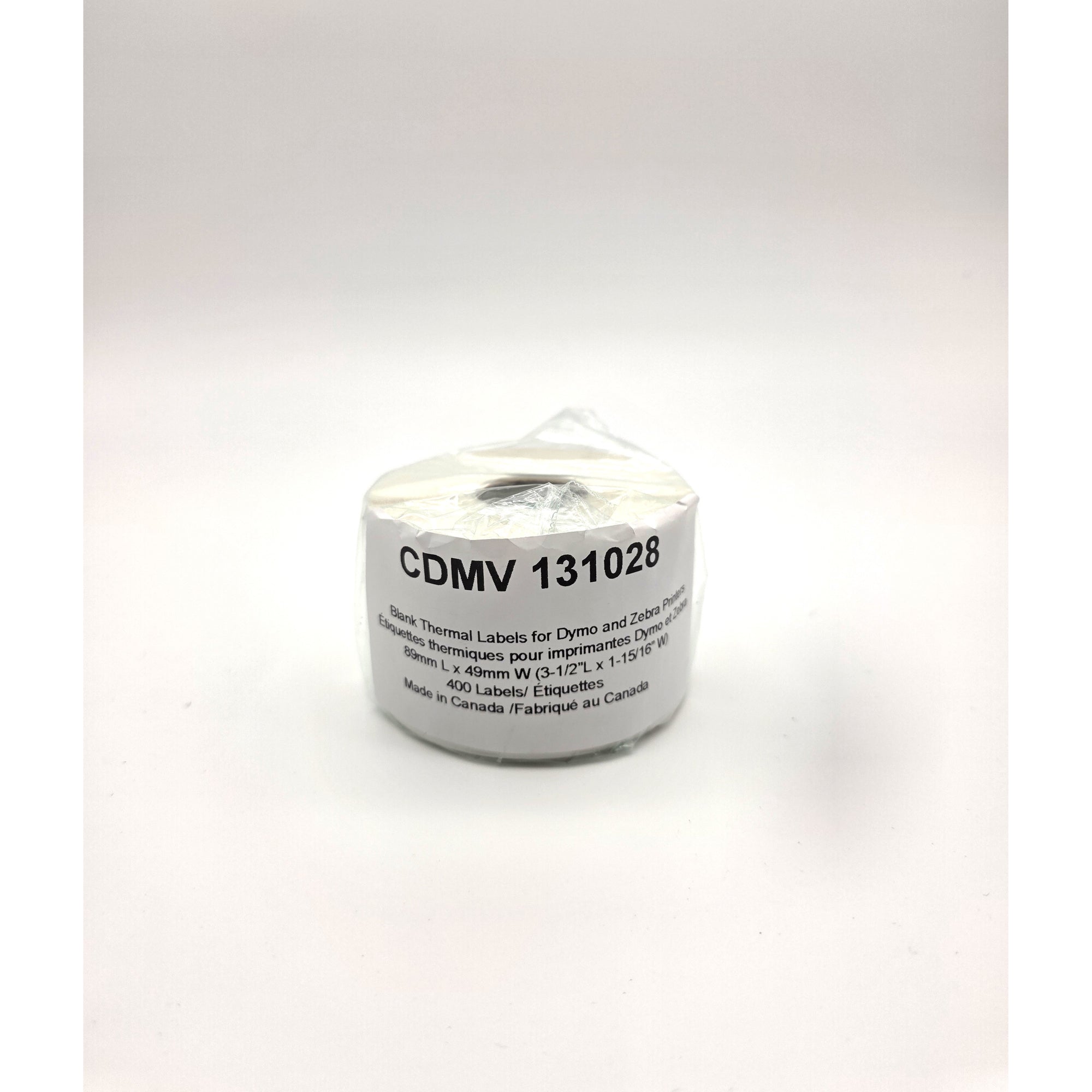 Thermal label for prescription vials for Zebra and Dymo printers