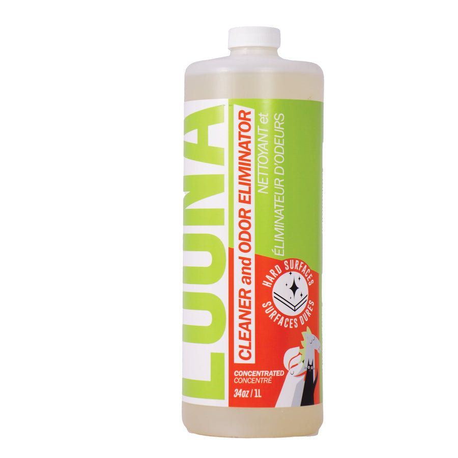 Odor eliminator for hard surfaces concentrated