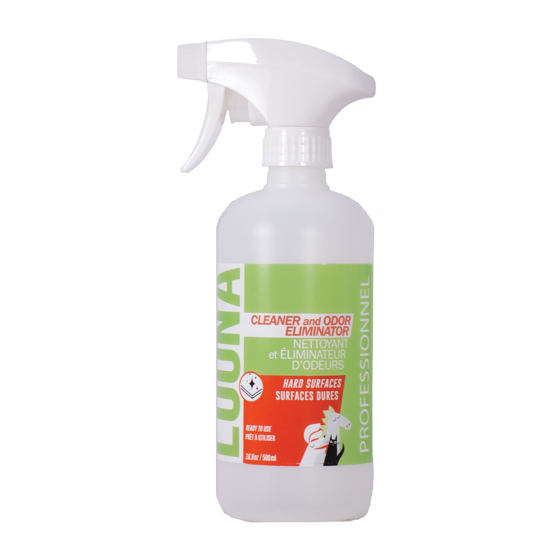 Odor eliminator hard surfaces - empty bottle