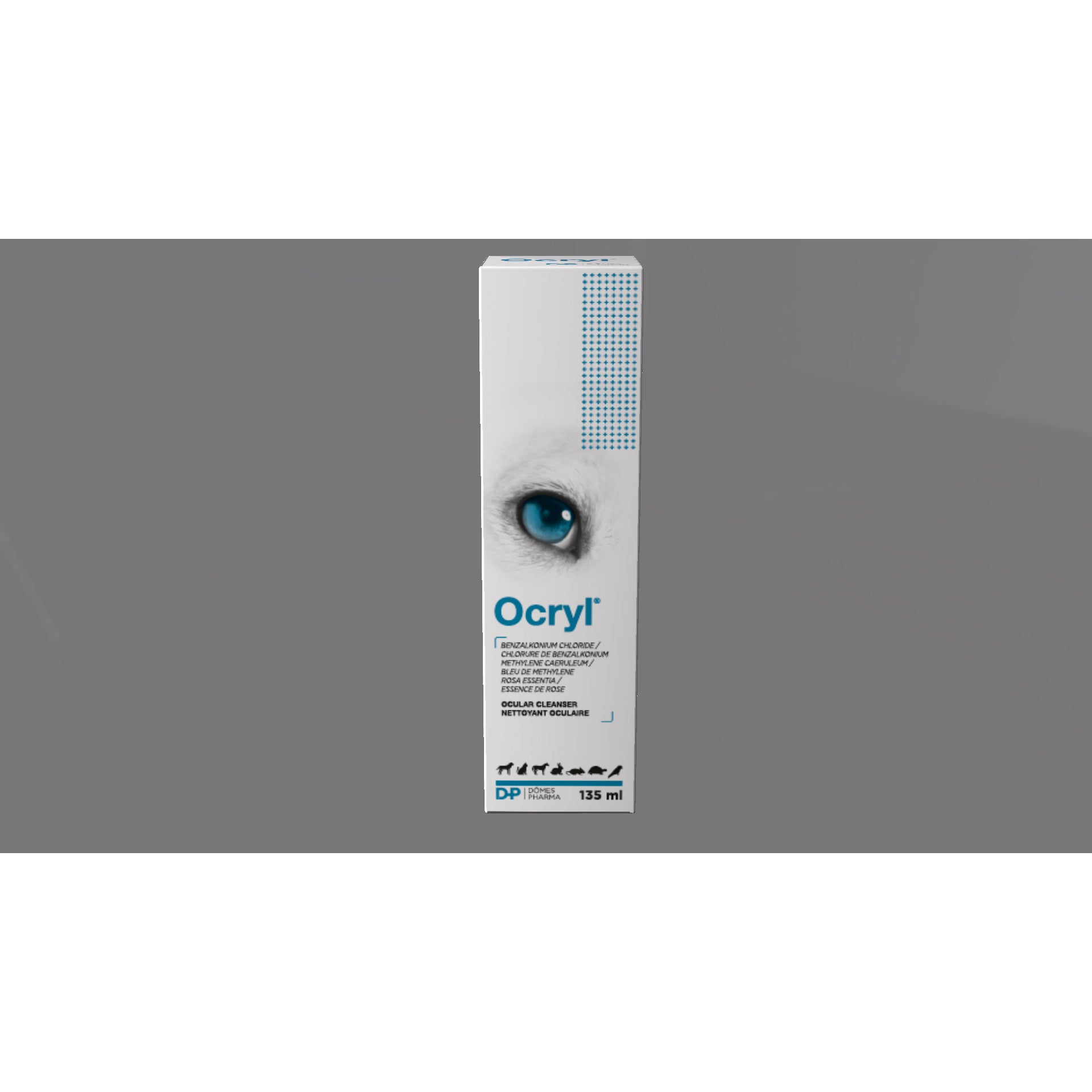 Ocryl ocular cleanser and tear stain remover