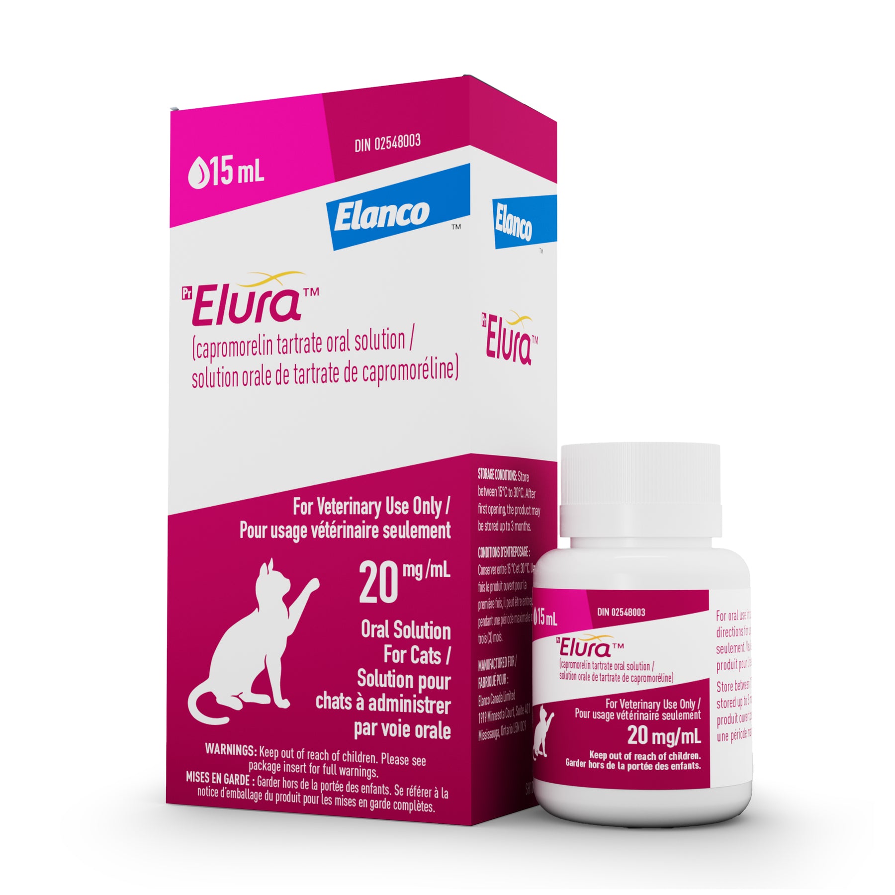 Elura oral solution for cats