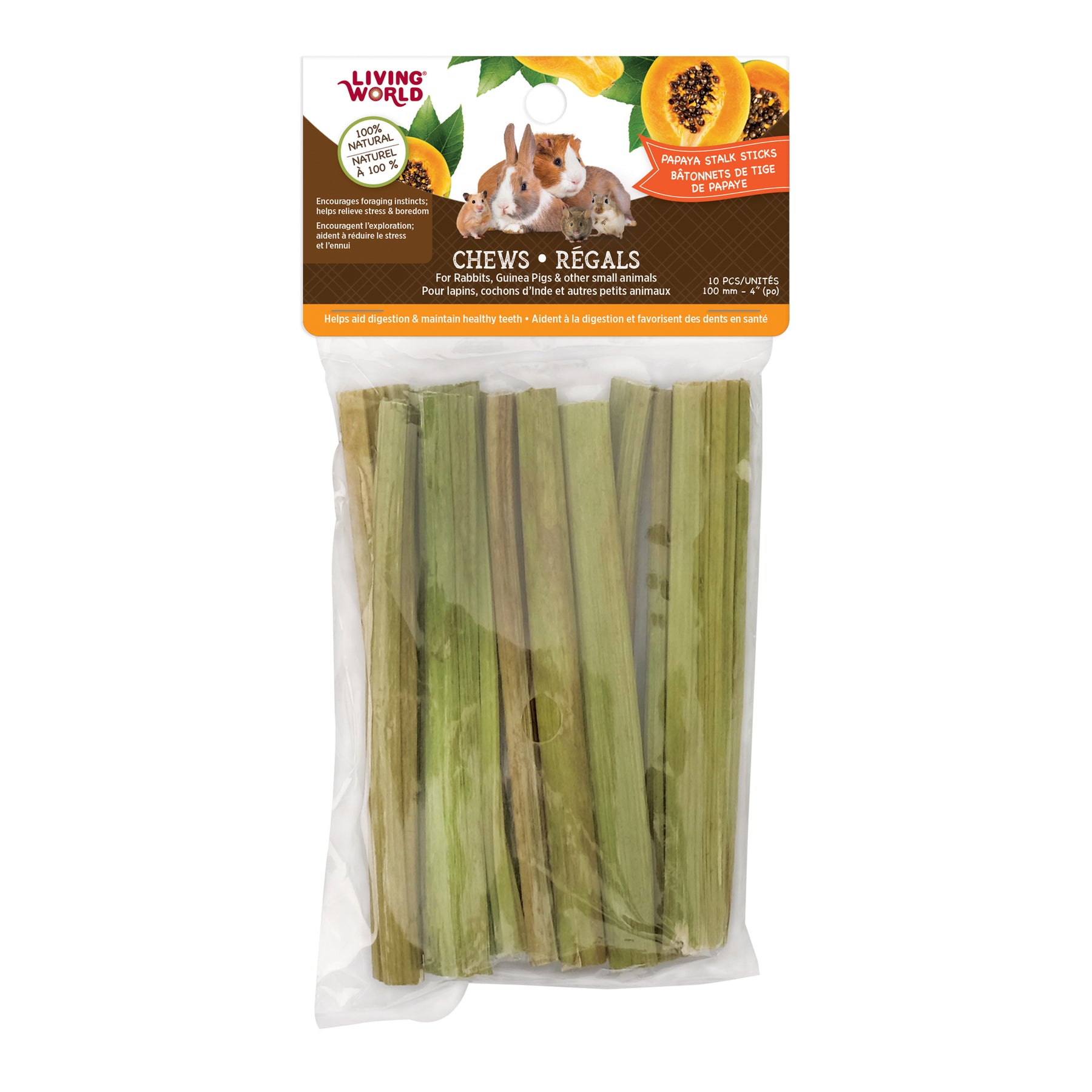 Chew stick for small animals