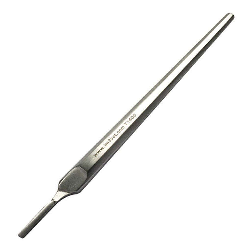 Scalpel blade handle round