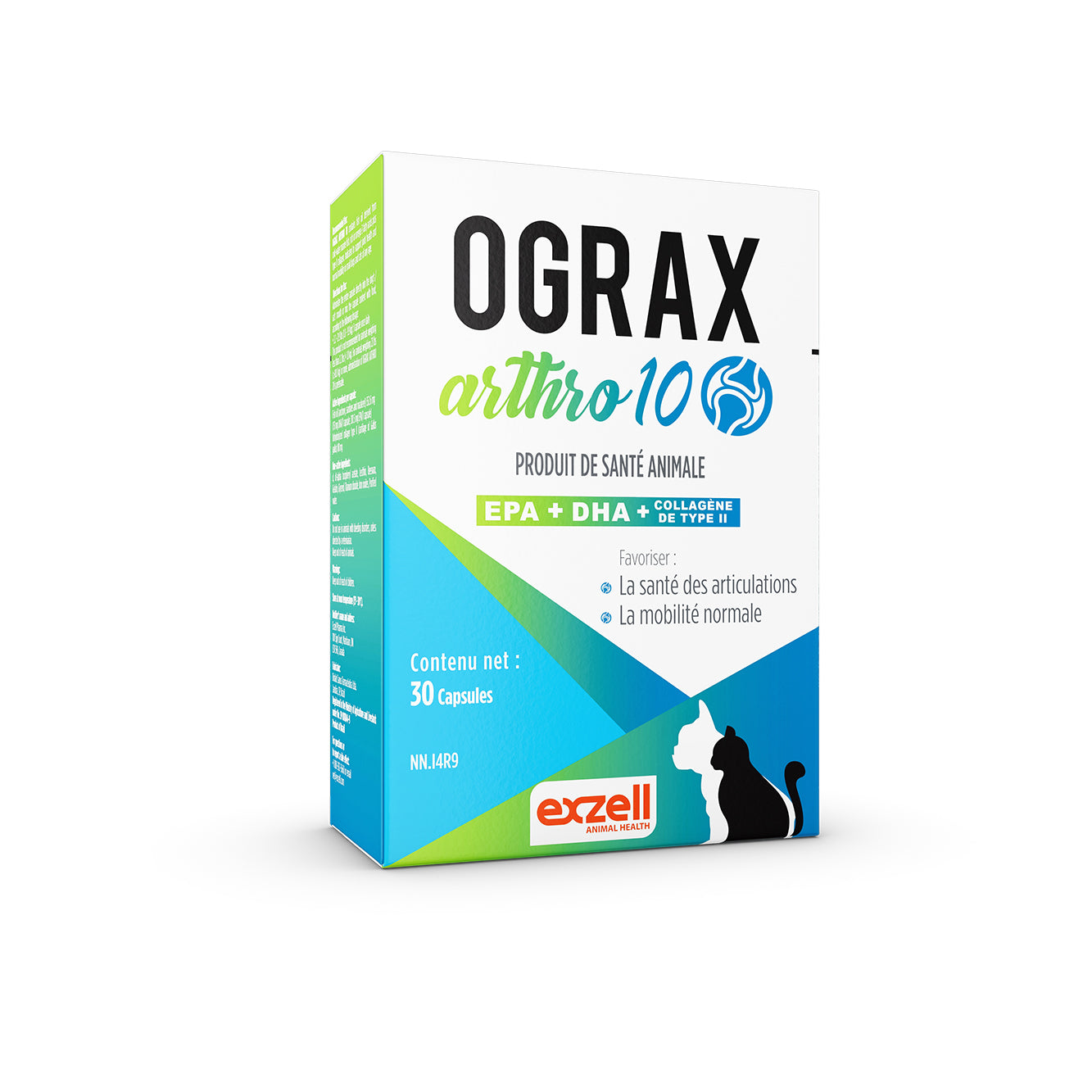 Ograx Arthro 10 capsules for small dogs and cats