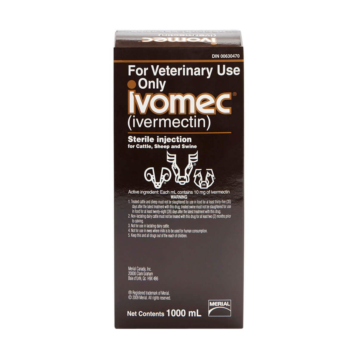 Ivomec Injection 1000 ml 10 mg/ml