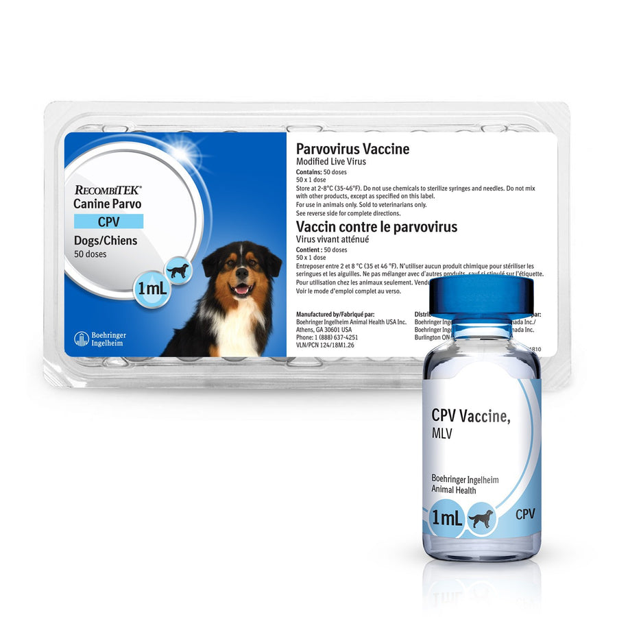Recombitek Canine Parvo 1 ml/Dose 50 x 1 ml
