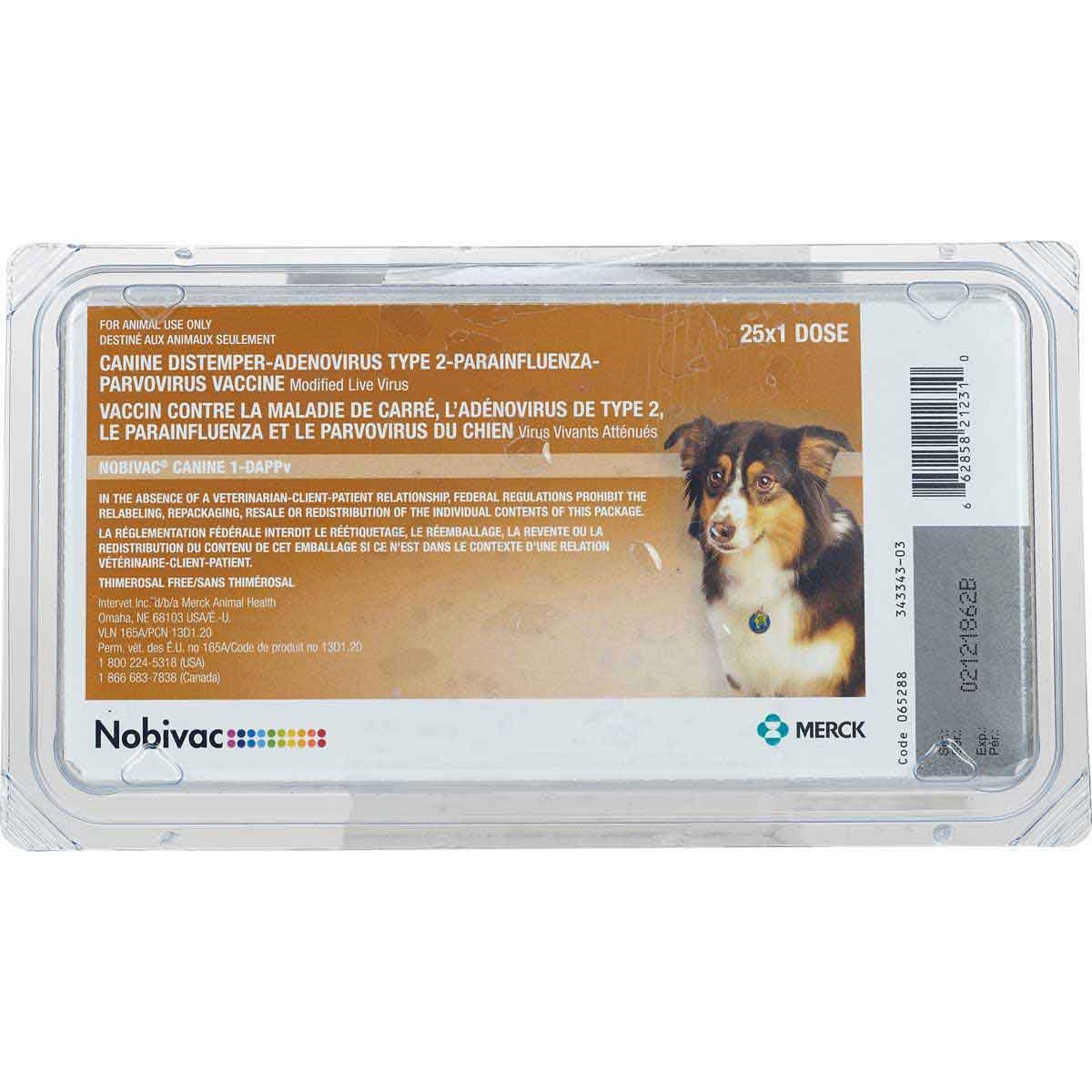 Nobivac Canine 1-DAPPv 1 ml/Dose 25 x 1 ml