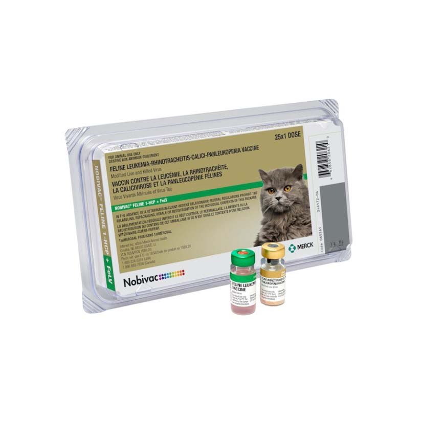 Nobivac Feline 1-HCP + FeLV 1 ml/Dose 25 x 1 ml
