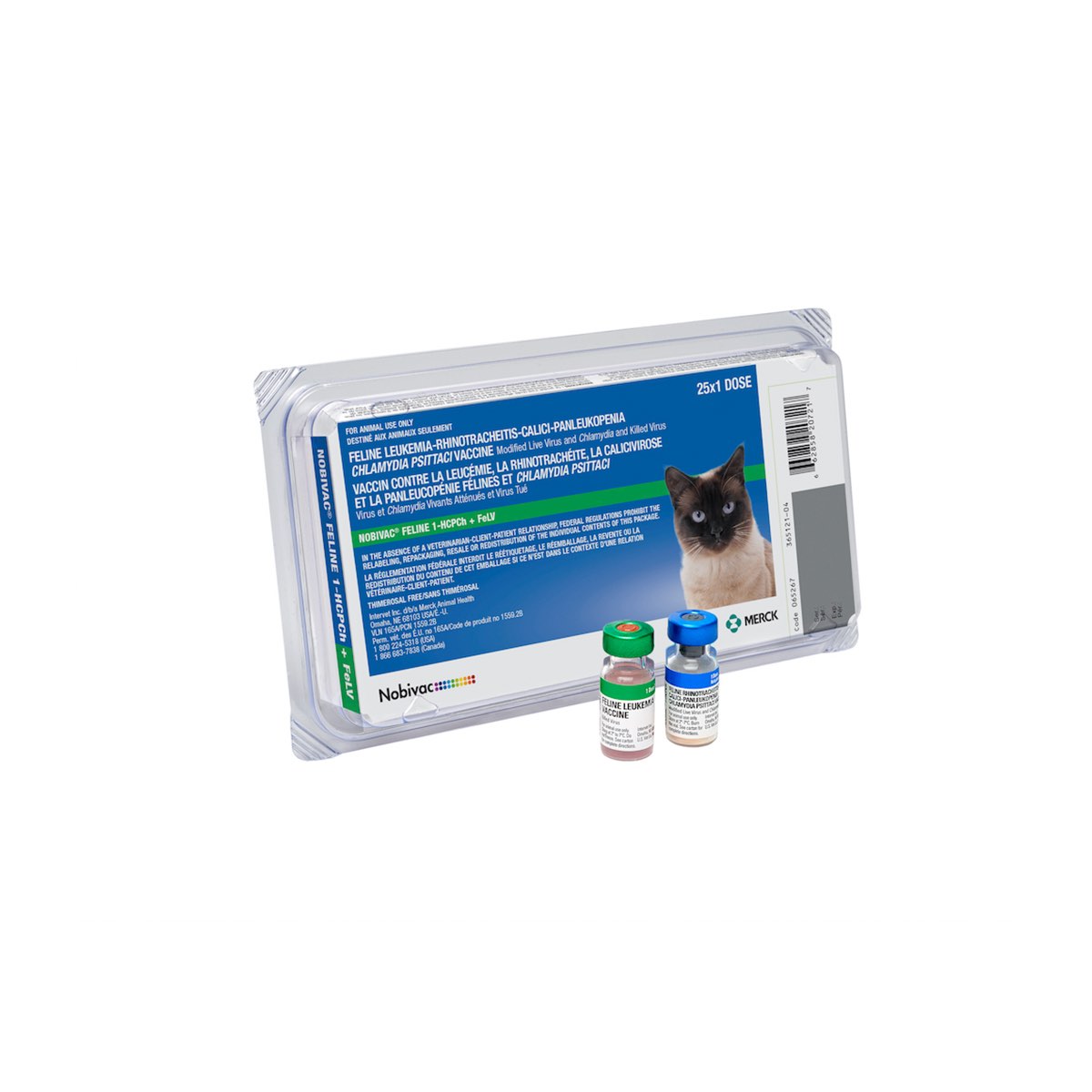 Nobivac Feline 1-HCPCh + FeLV 1 ml/Dose 25 x 1 ml