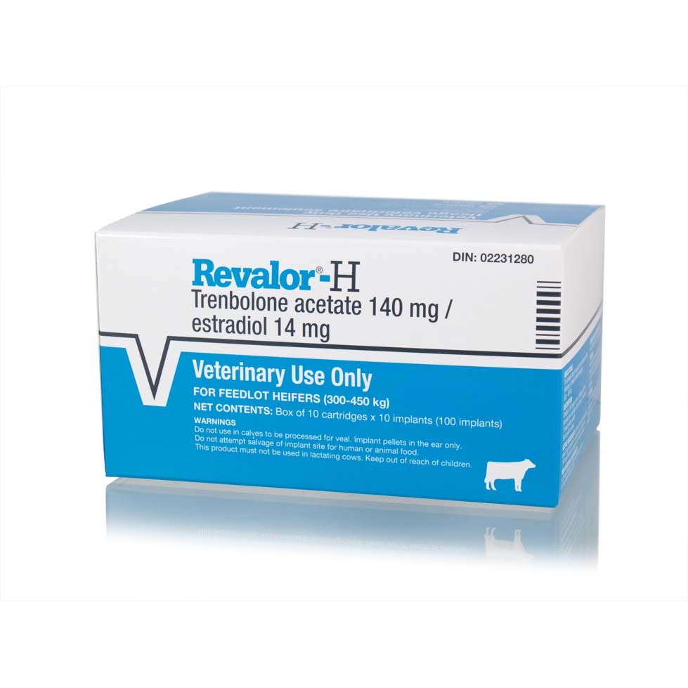 Revalor-H 10 x 10 Implants 140/14 mg