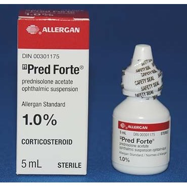 Pred forte ophthalmic solution 1 % W/V 5 ml