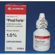 Pred forte ophthalmic solution 1 % W/V