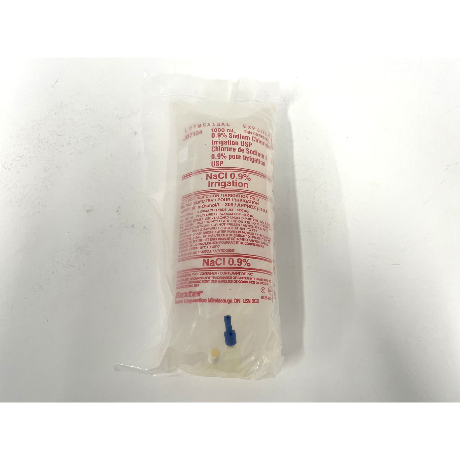 Sodium Chloride Irrigation Solution 1000 ml 9 mg/ml