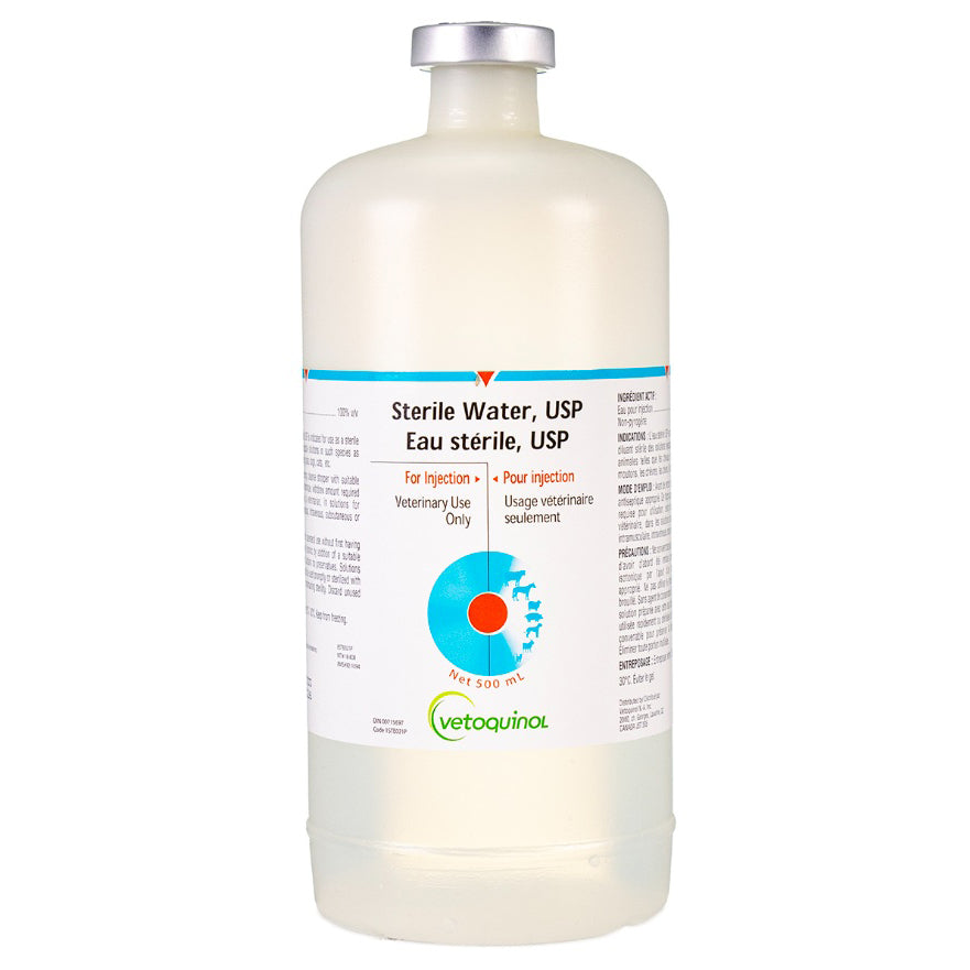 Sterile water bottle for injection 100 % 500 ml