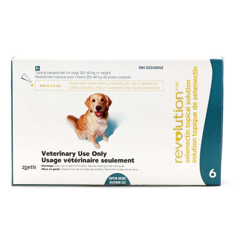 Revolution for Dog Aqua 20.1 - 40 kg 6 Tubes