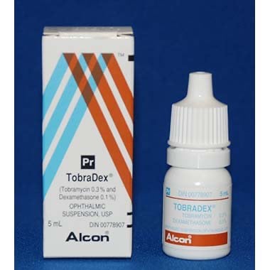 Tobradex ophthalmic suspension N/ A 5 ml