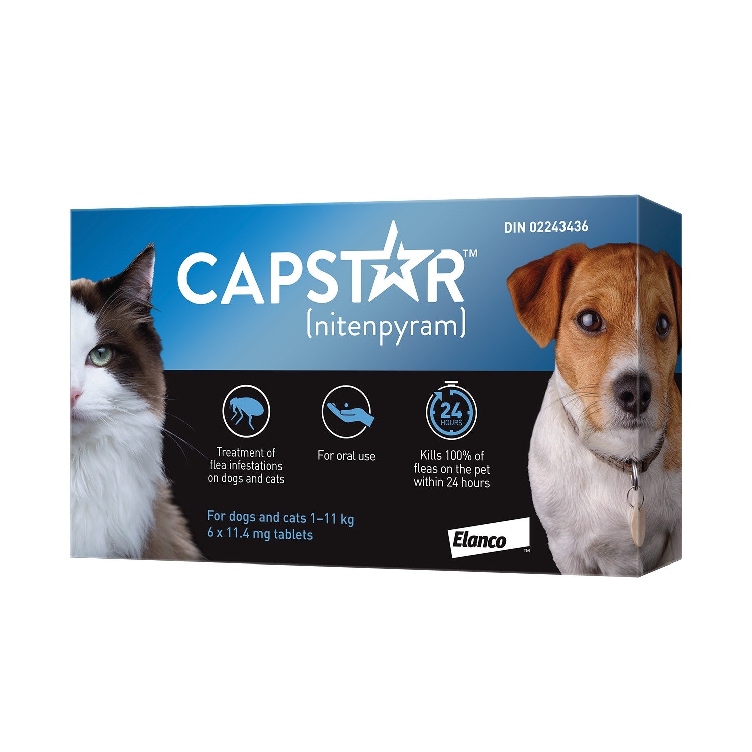 Capstar for cat and dog 11.4 mg 6 Tab