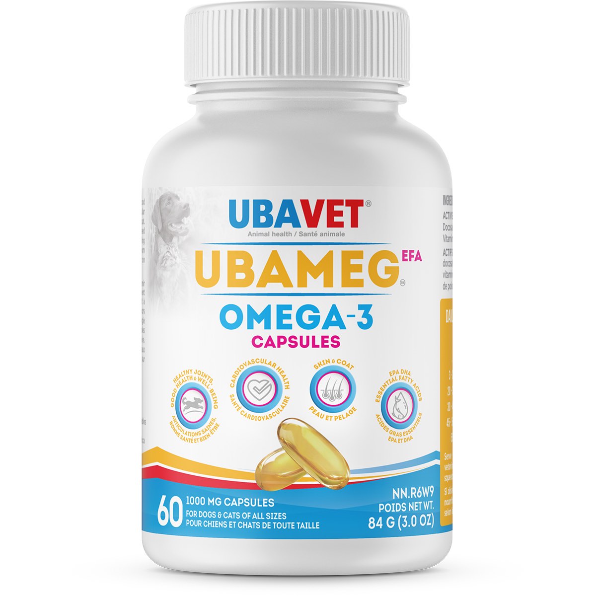 Ubameg EFA omega 3 capsules 60 Cap 1000 mg