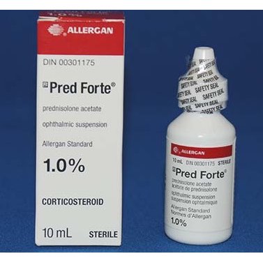 Pred forte ophthalmic solution 1 % W/V 10 ml