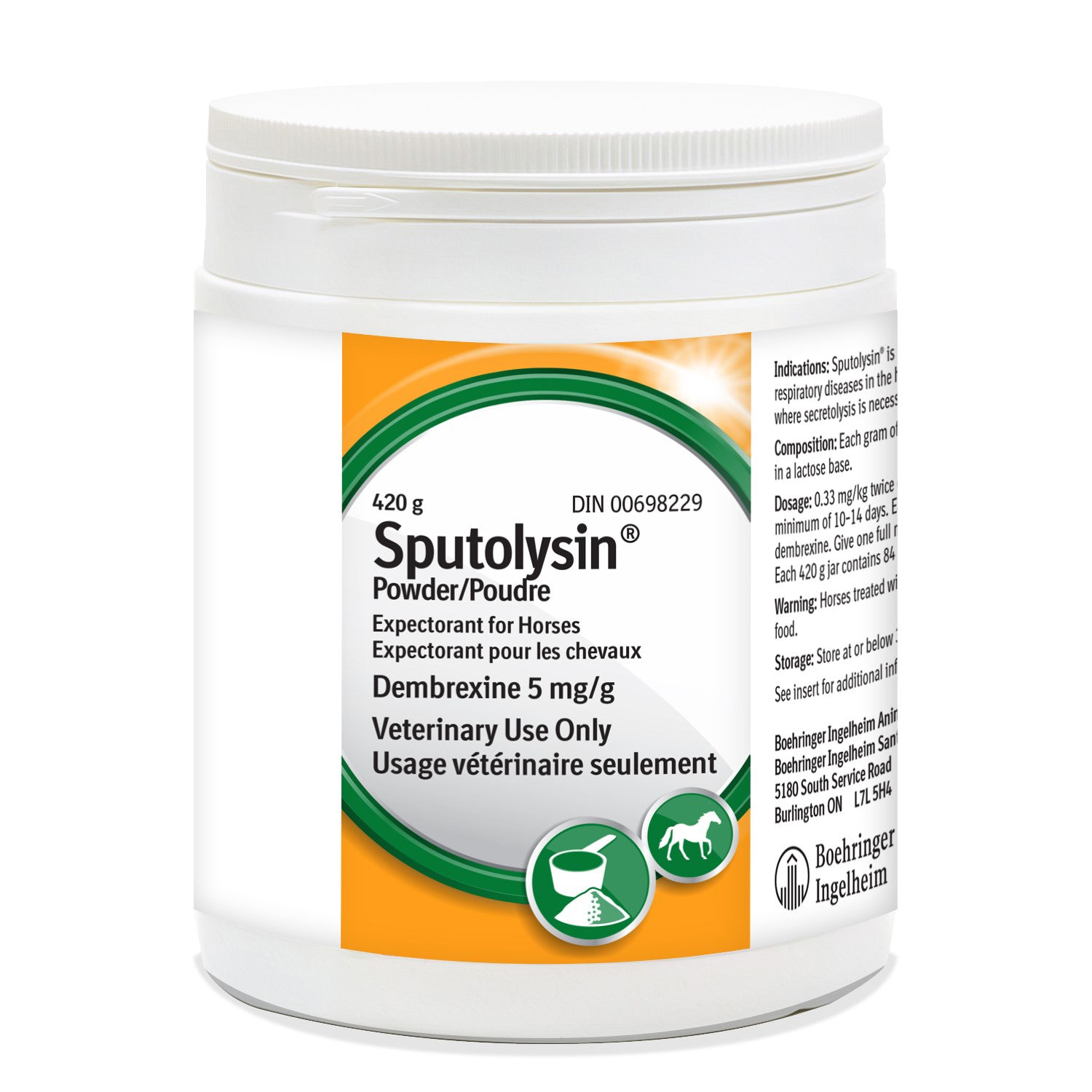 Sputolysin 10 x 1 mg/g 420 g
